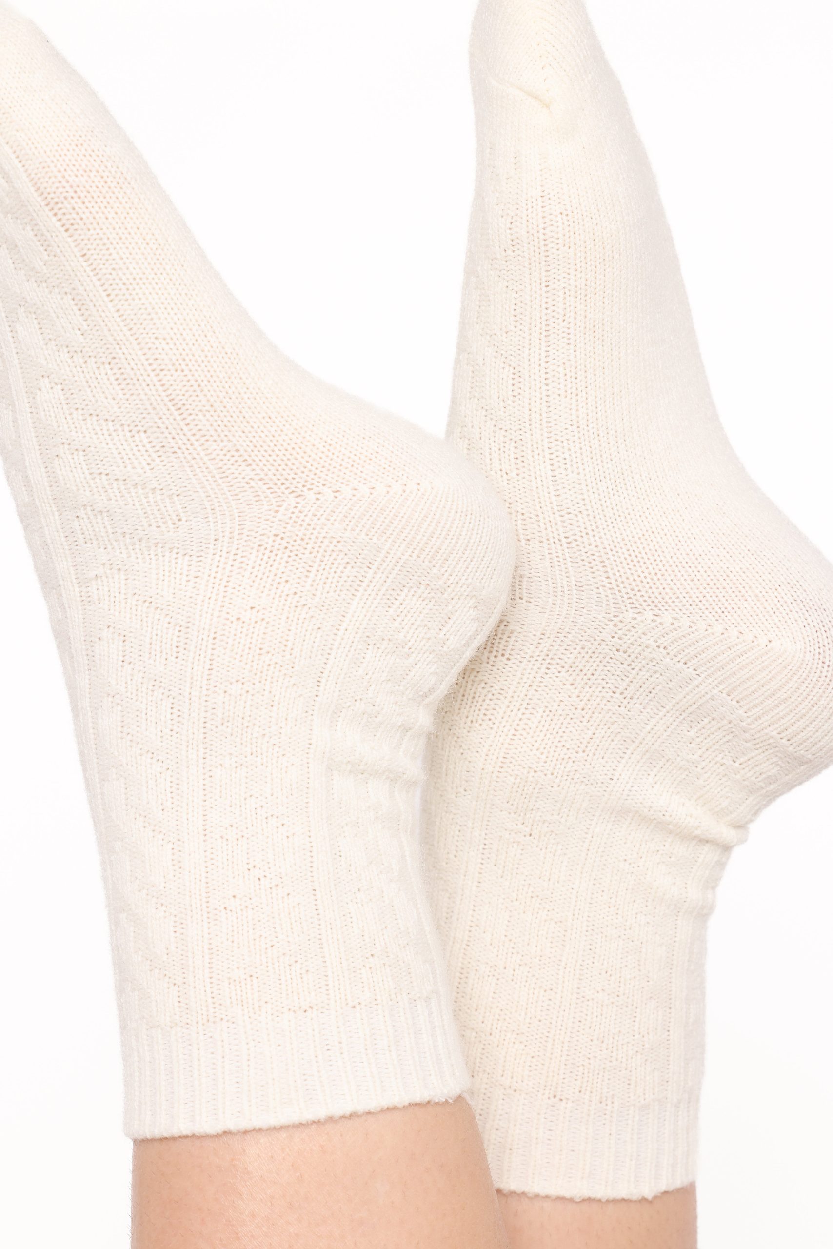 Airies Socks - Cream - Image 5