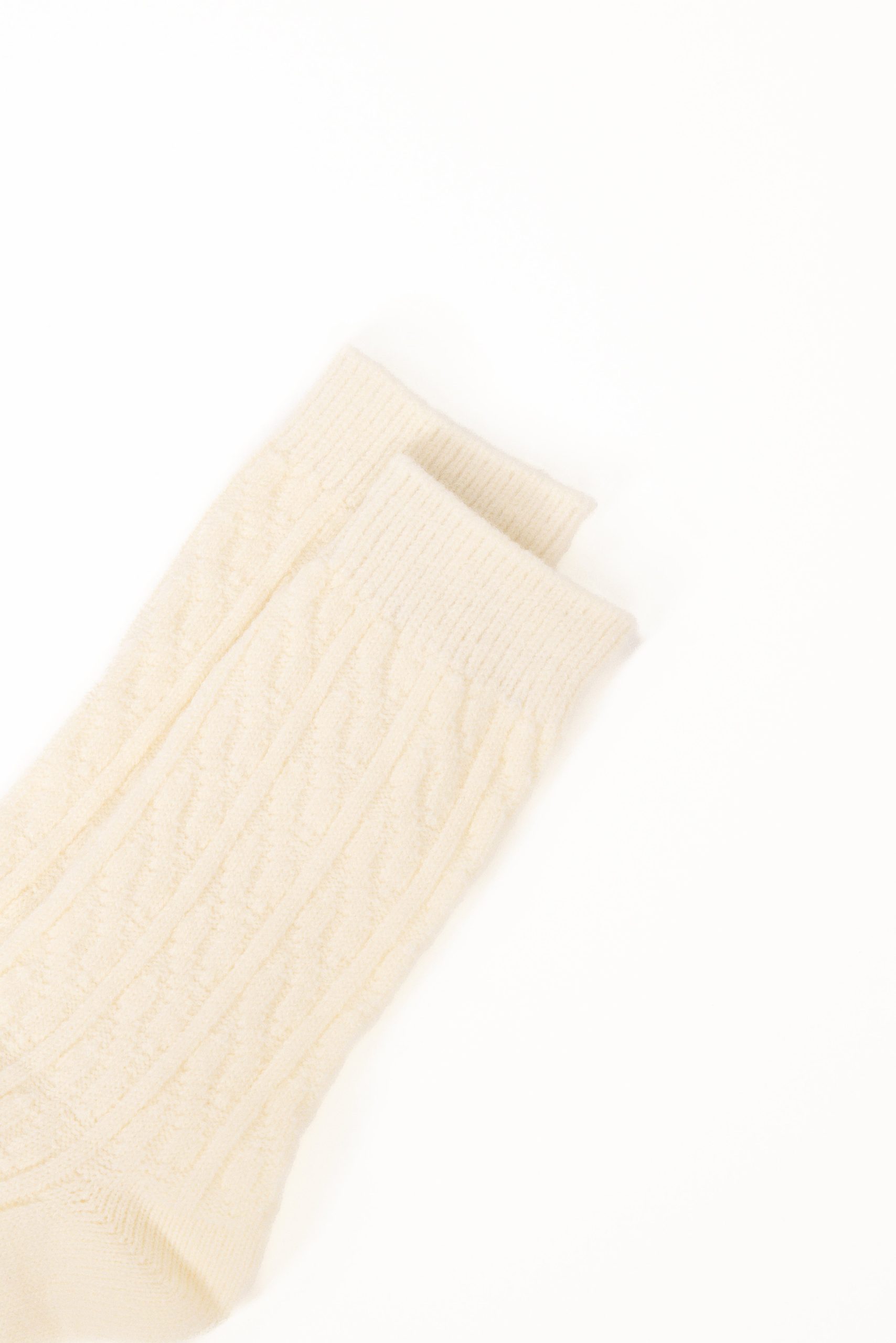 Airies Socks - Cream - Image 4