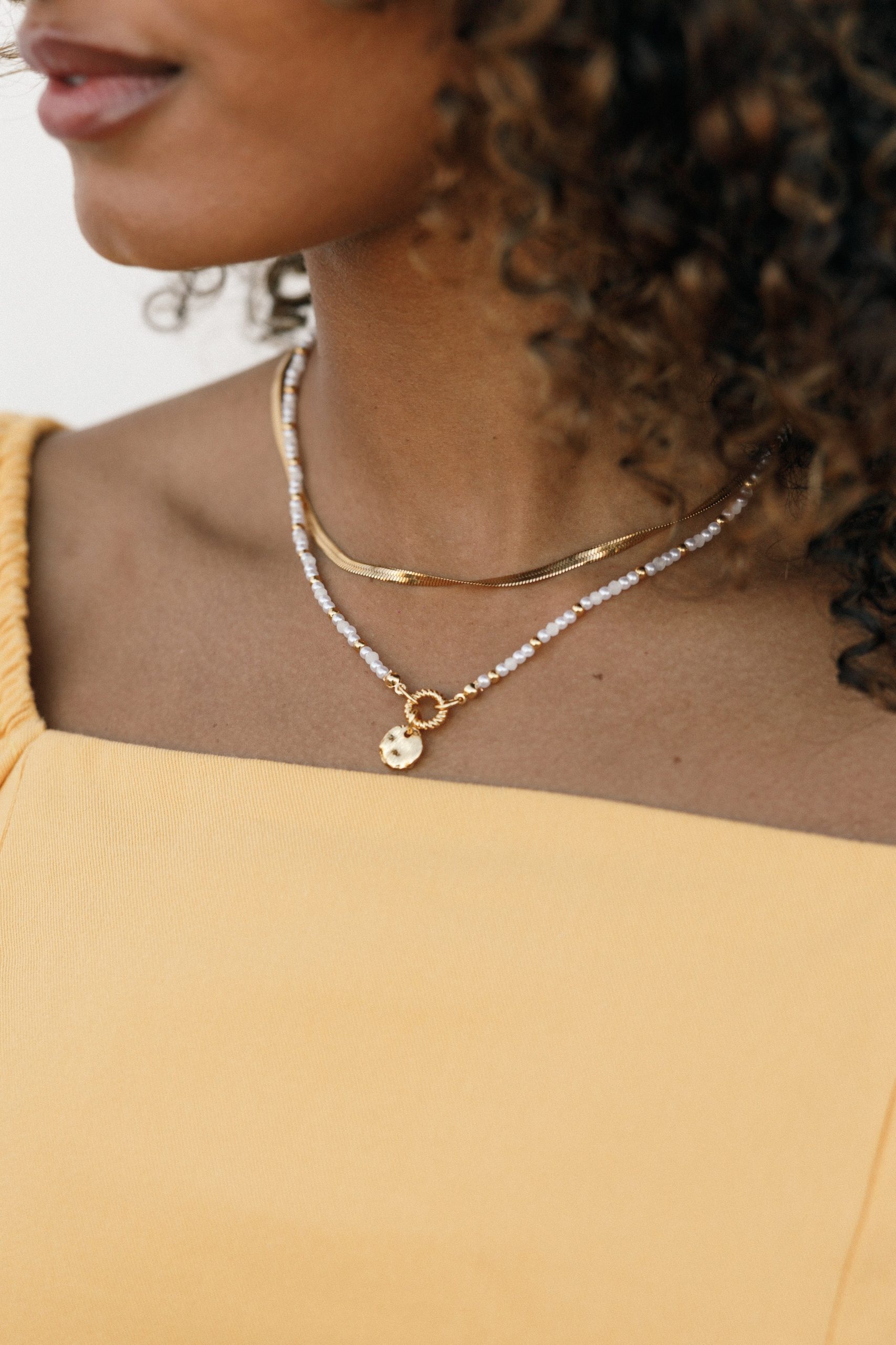 Alex Necklace - Gold - Image 2