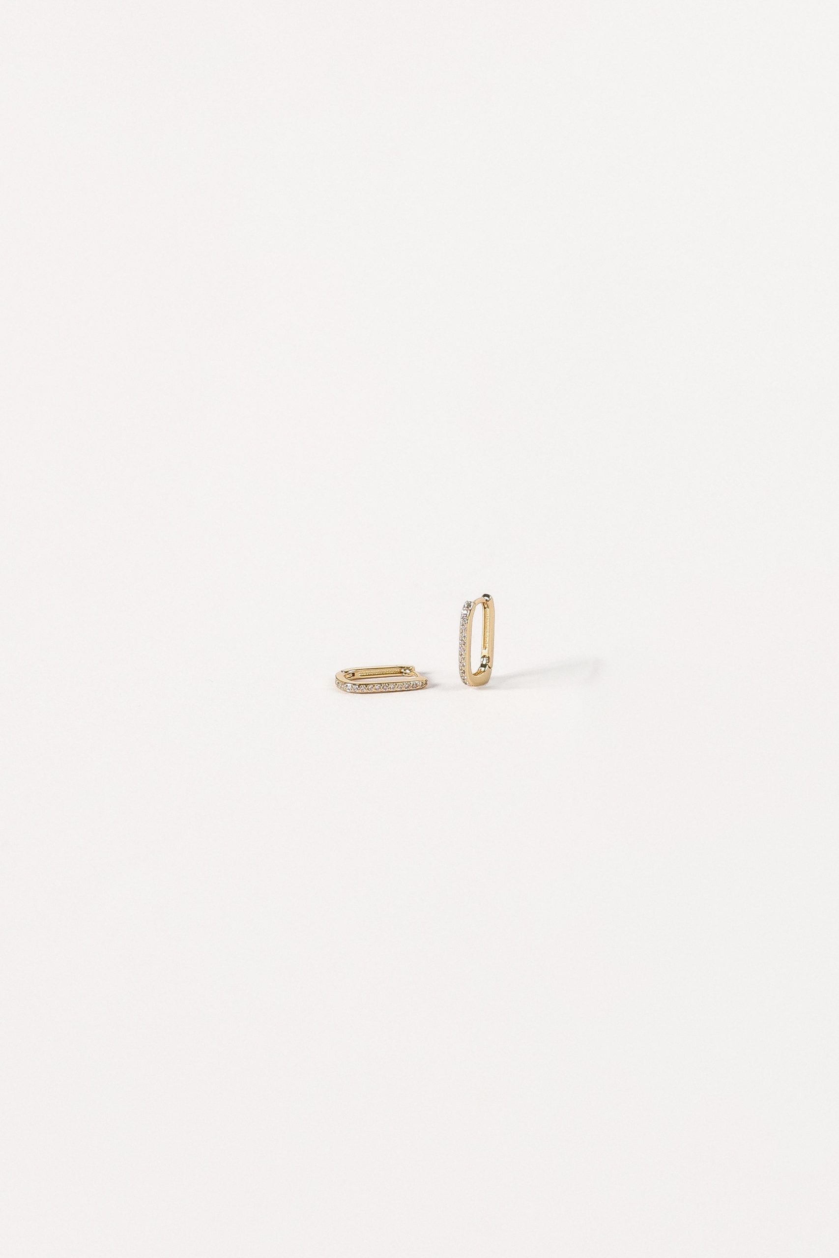 Anisa Hoop Earrings - Gold - Image 4