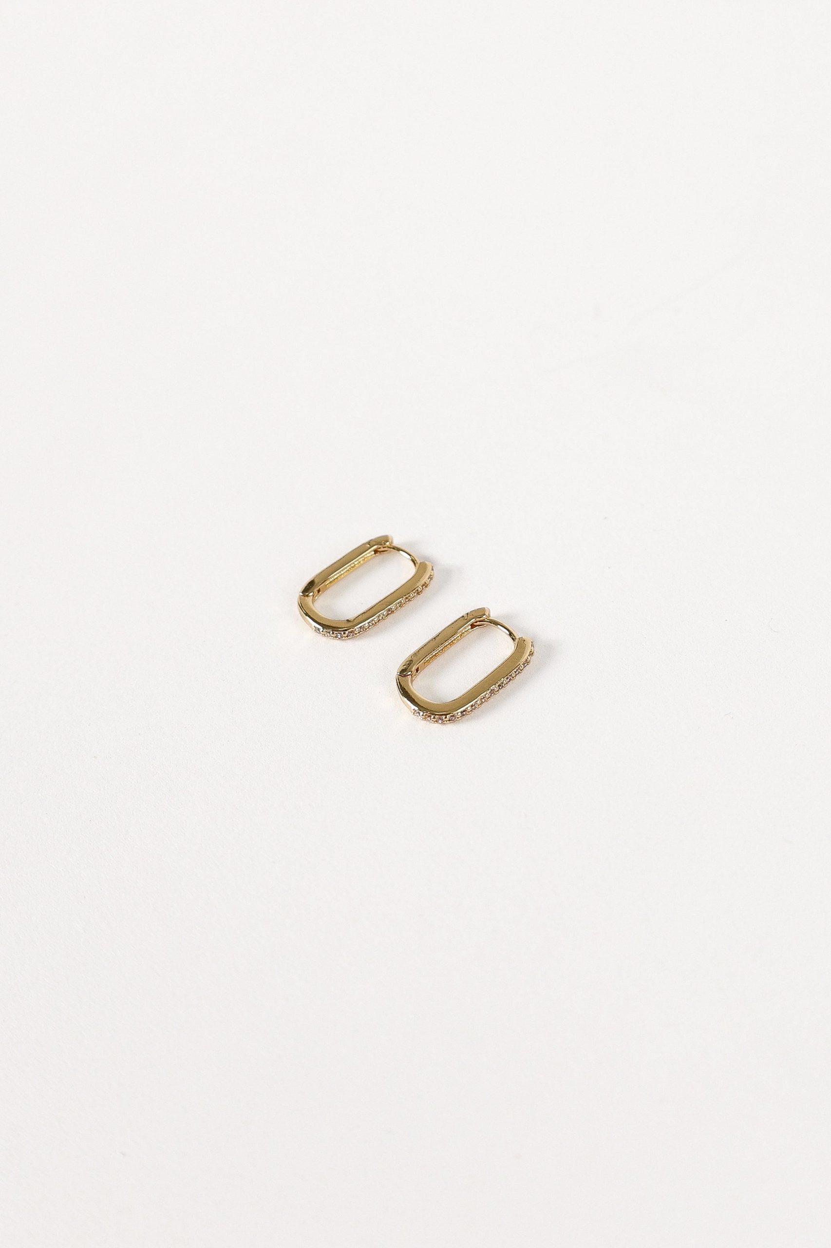 Anisa Hoop Earrings - Gold - Image 3