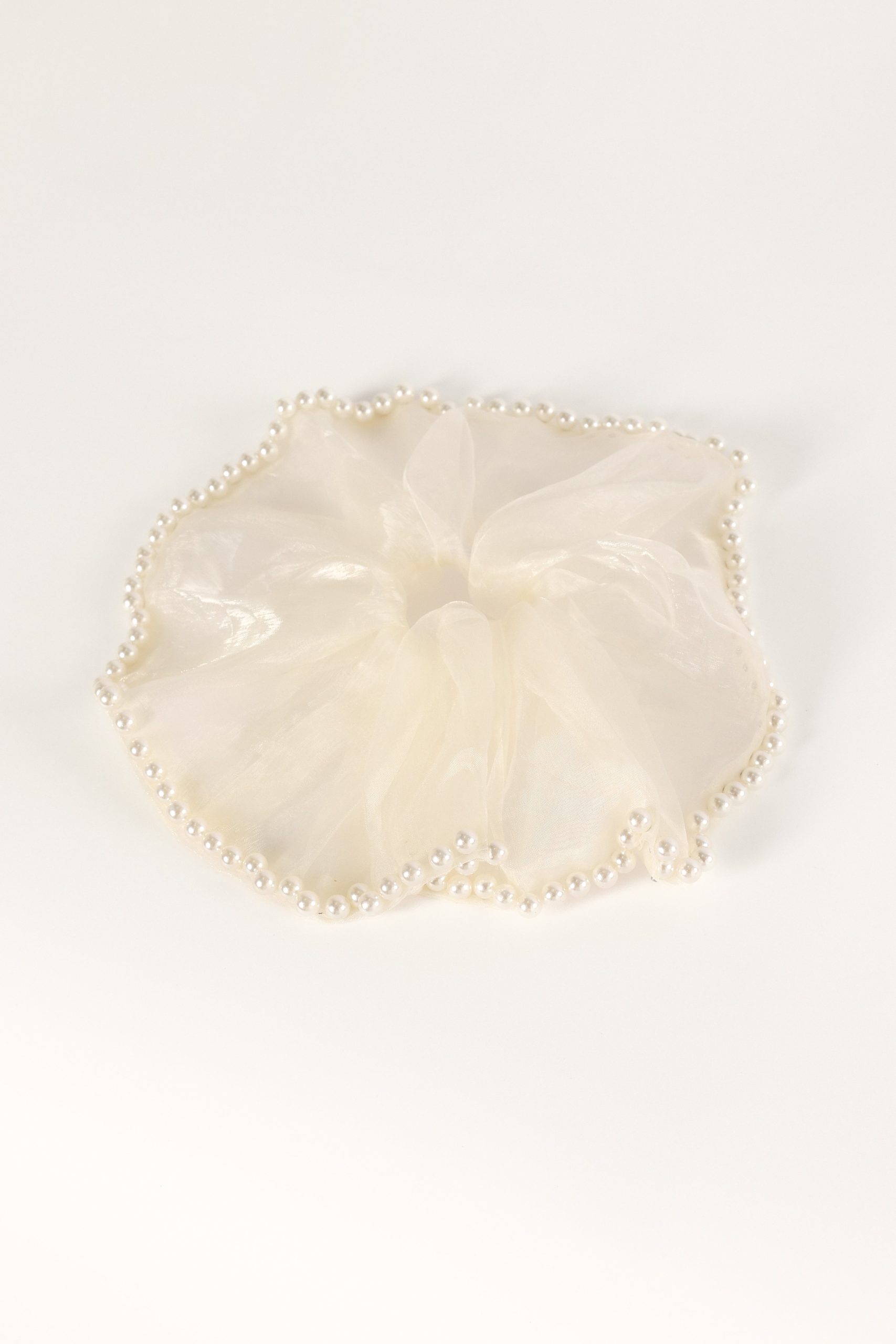Astoria Pearl Hair Tie - Black Cream - Image 2