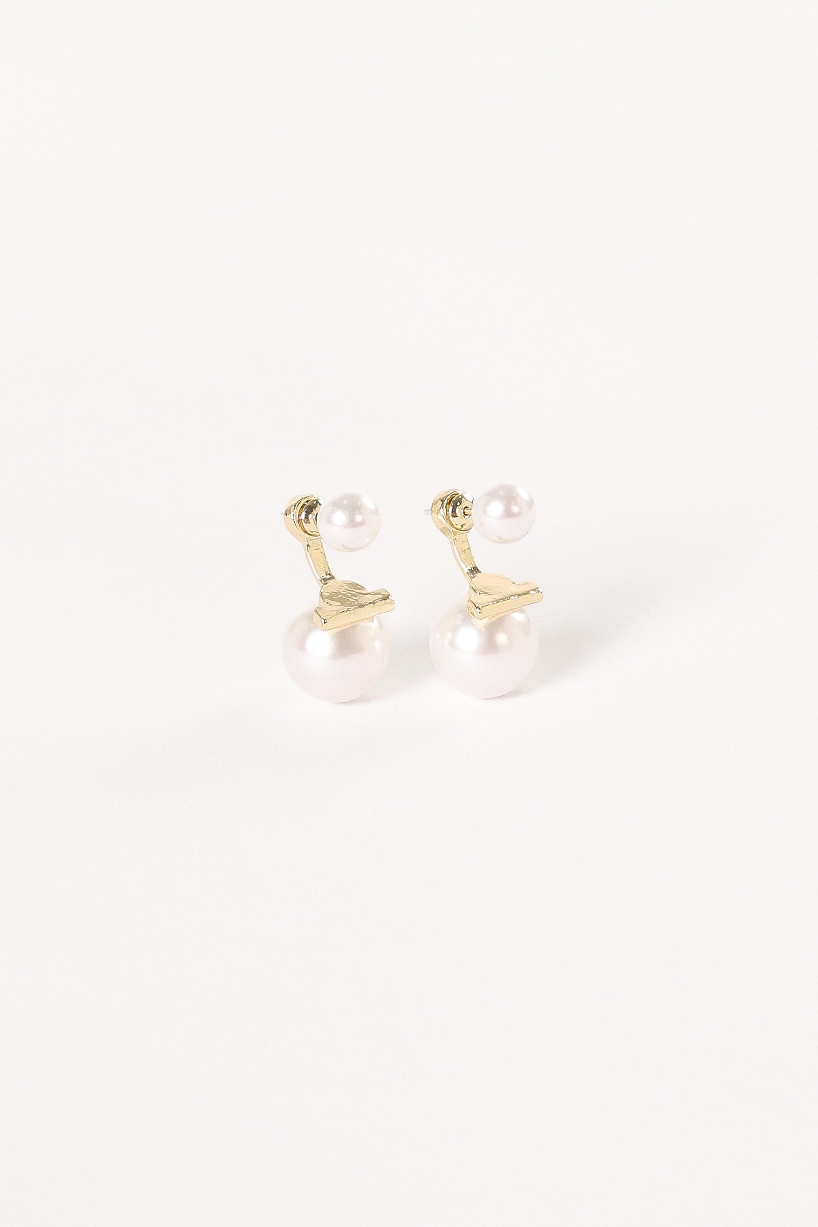 Astrid Pear Earrings - Gold - Image 2