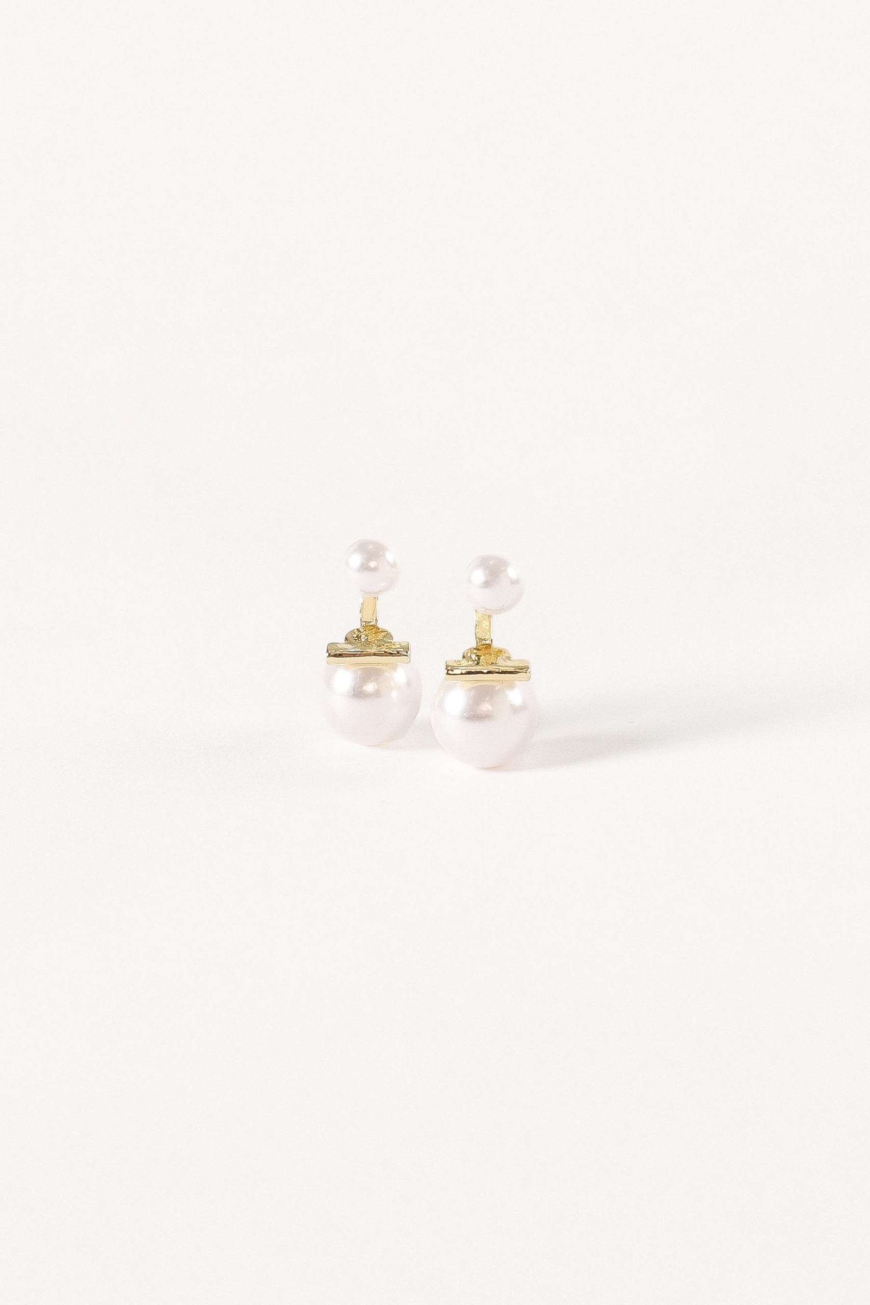Astrid Pear Earrings - Gold - Image 3