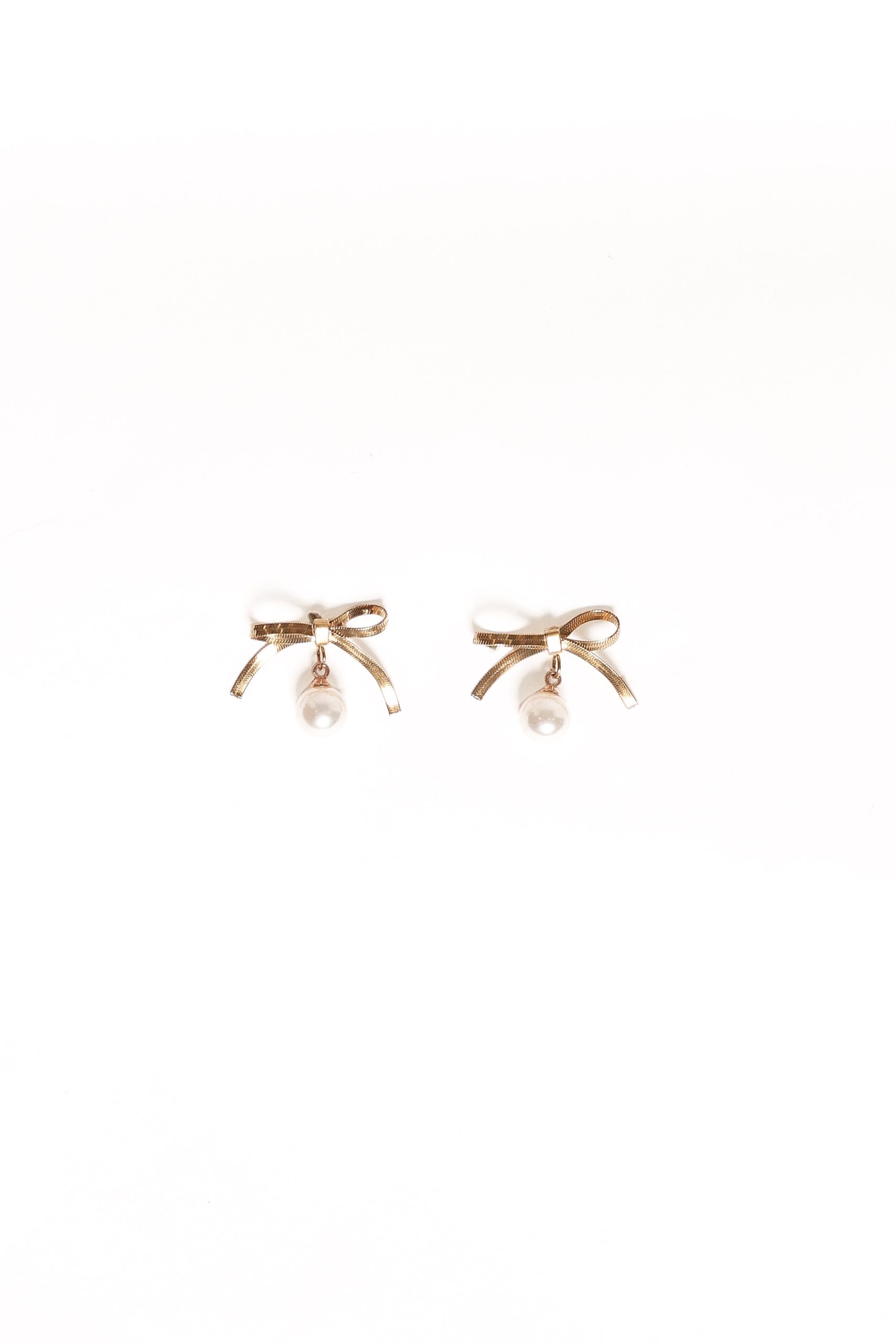 Aurora Bow Earrings - Gold - Image 2