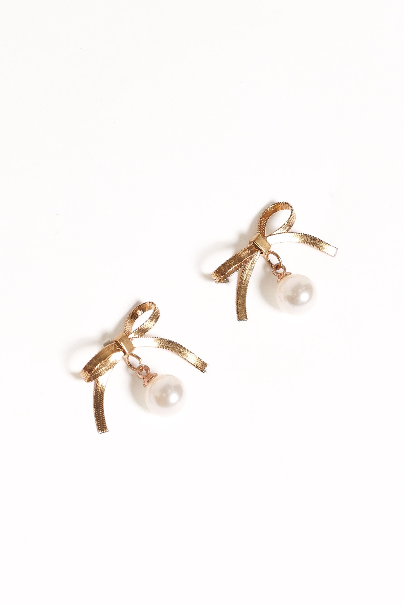 Aurora Bow Earrings - Gold - Image 3