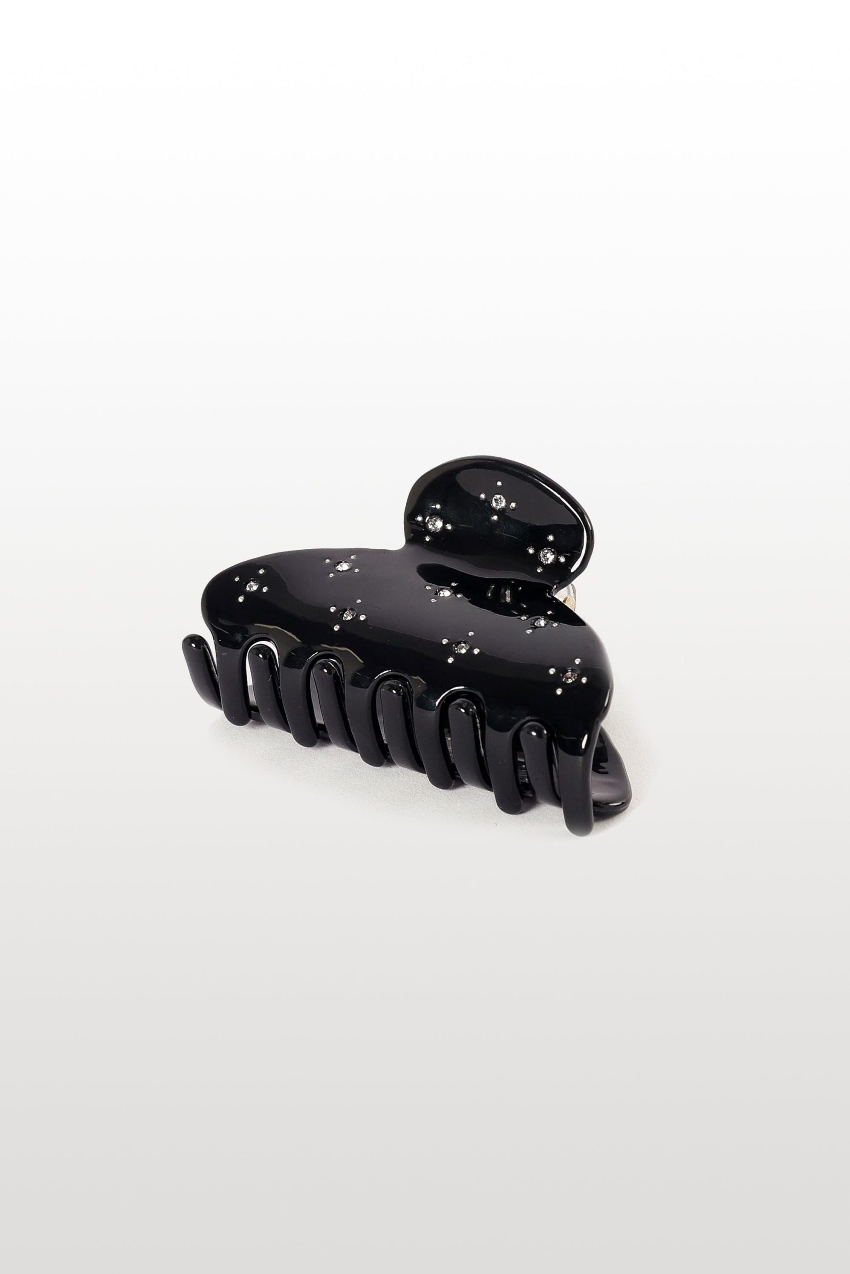 Bisou Diamantee Hair Clip - Black - Image 2