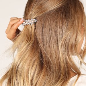 Brielle Embellished Hairclip - Gold