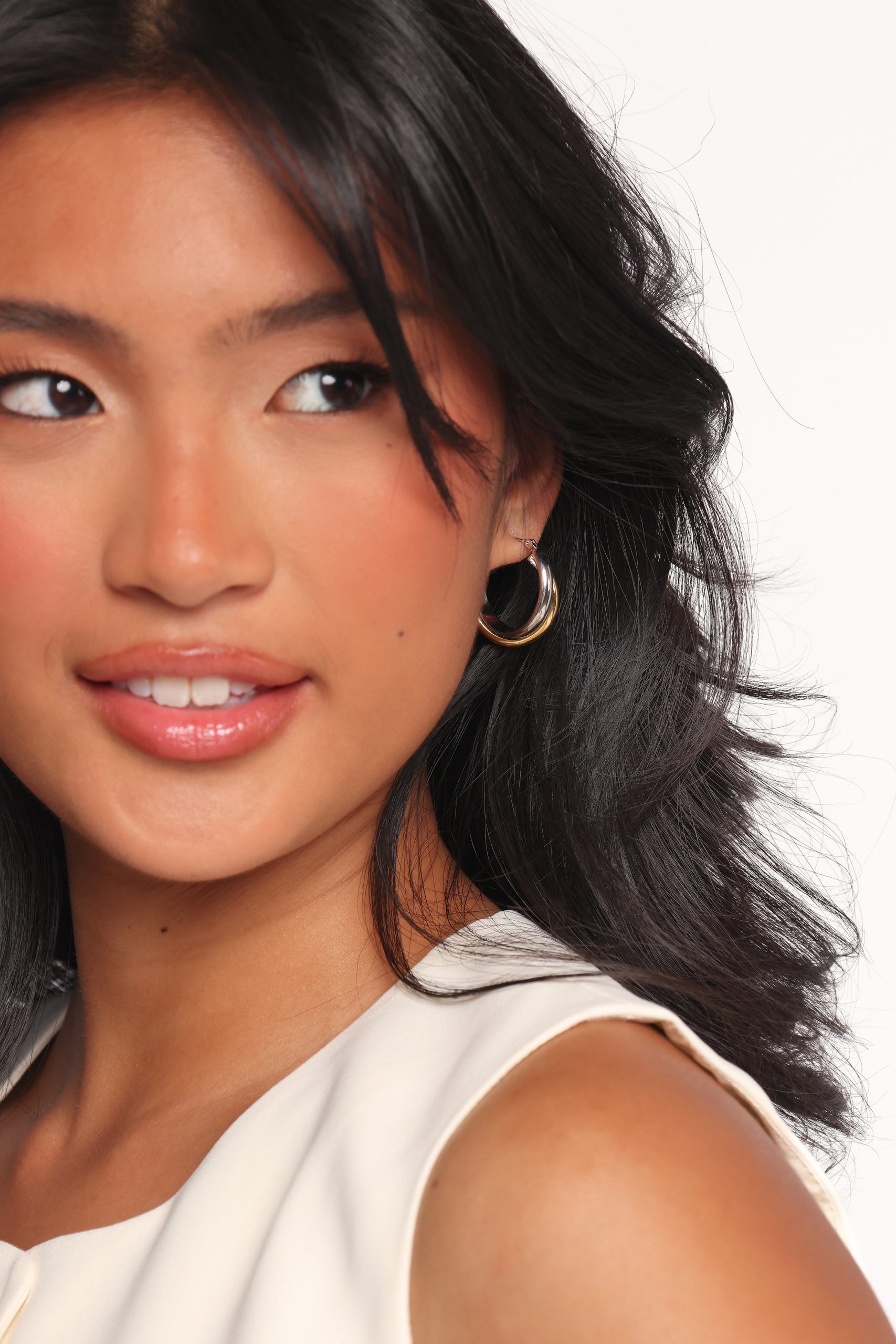 Carlotta Earrings - Gold/Silver - Image 4