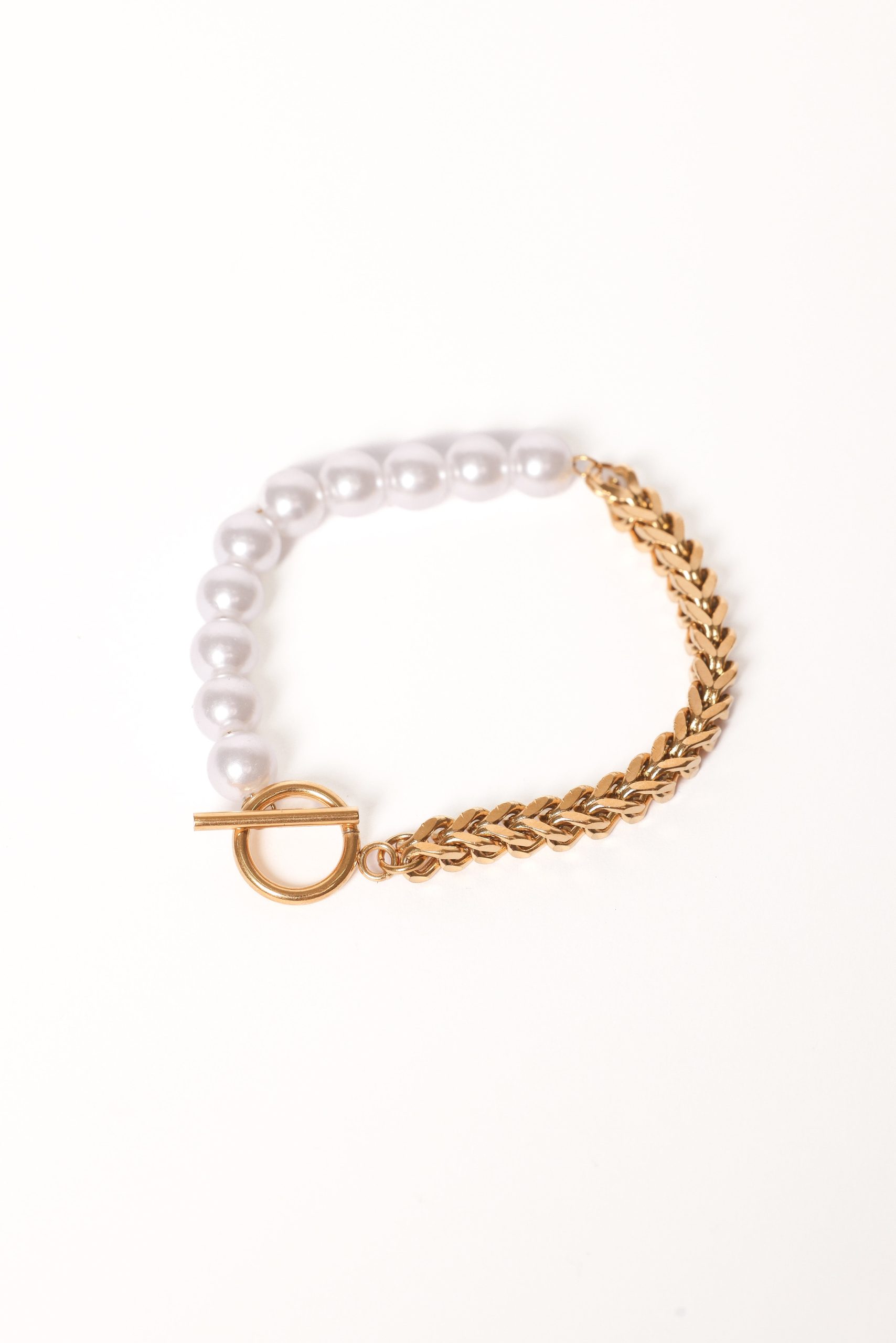 Cascais Bracelet - Gold/Pearl - Image 2