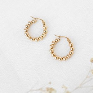 Chloe Hoop Earrings - Gold