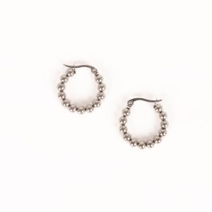 Chloe Hoop Earrings - Silver