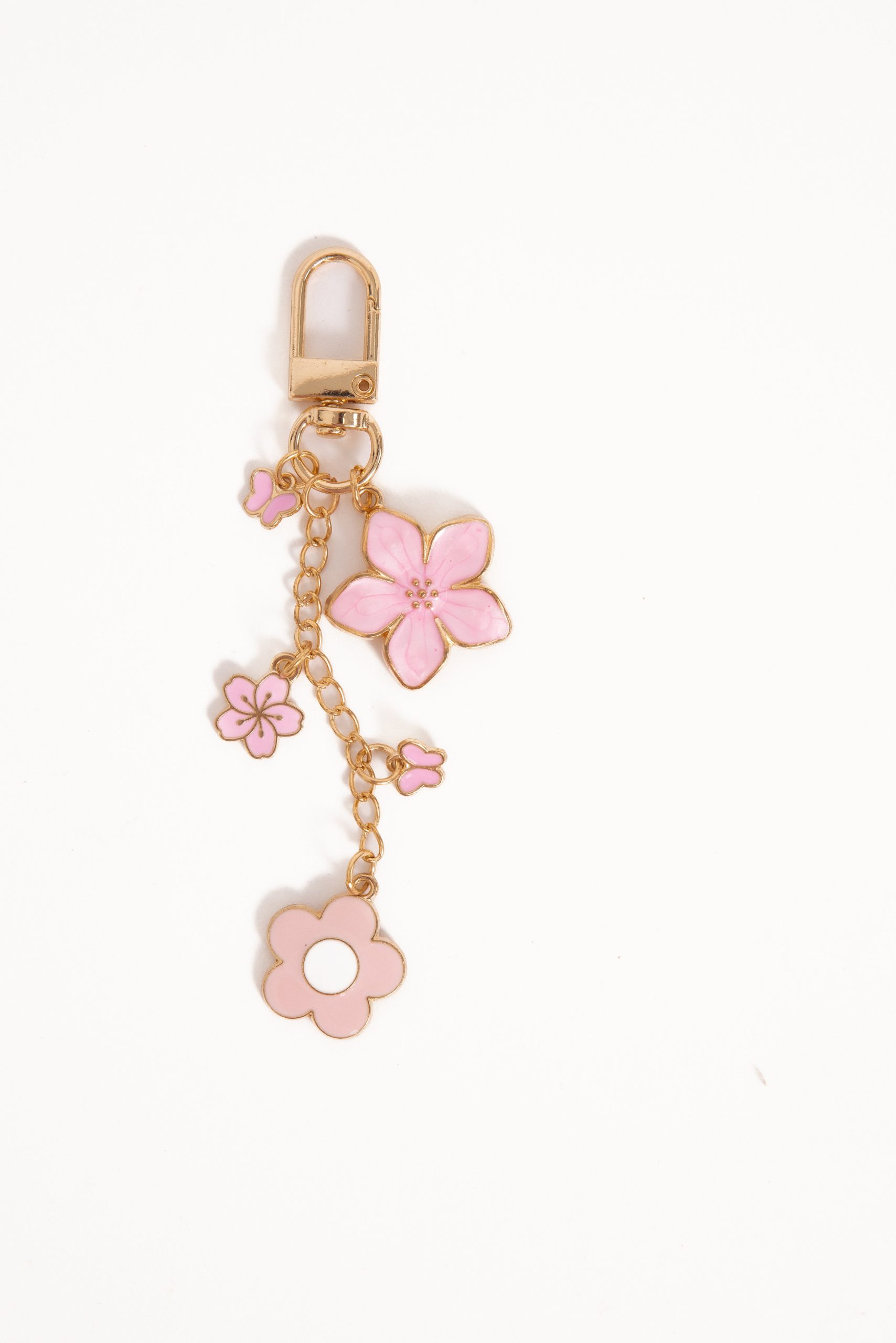 Claudia Flower Key Chain - Pink - Image 3