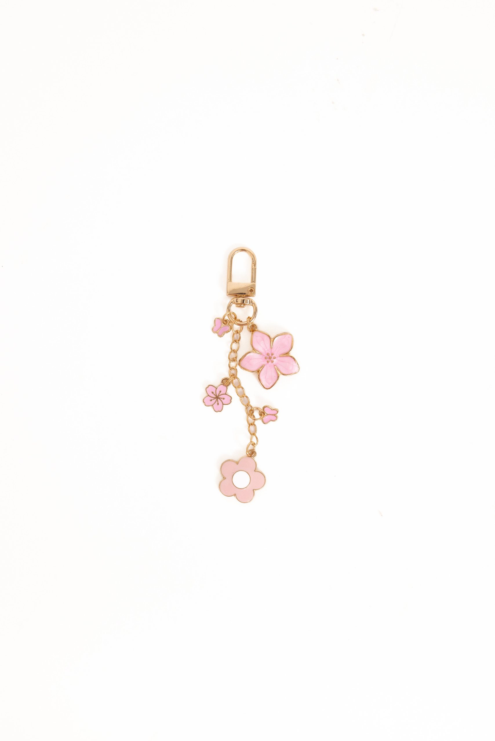 Claudia Flower Key Chain - Pink - Image 2