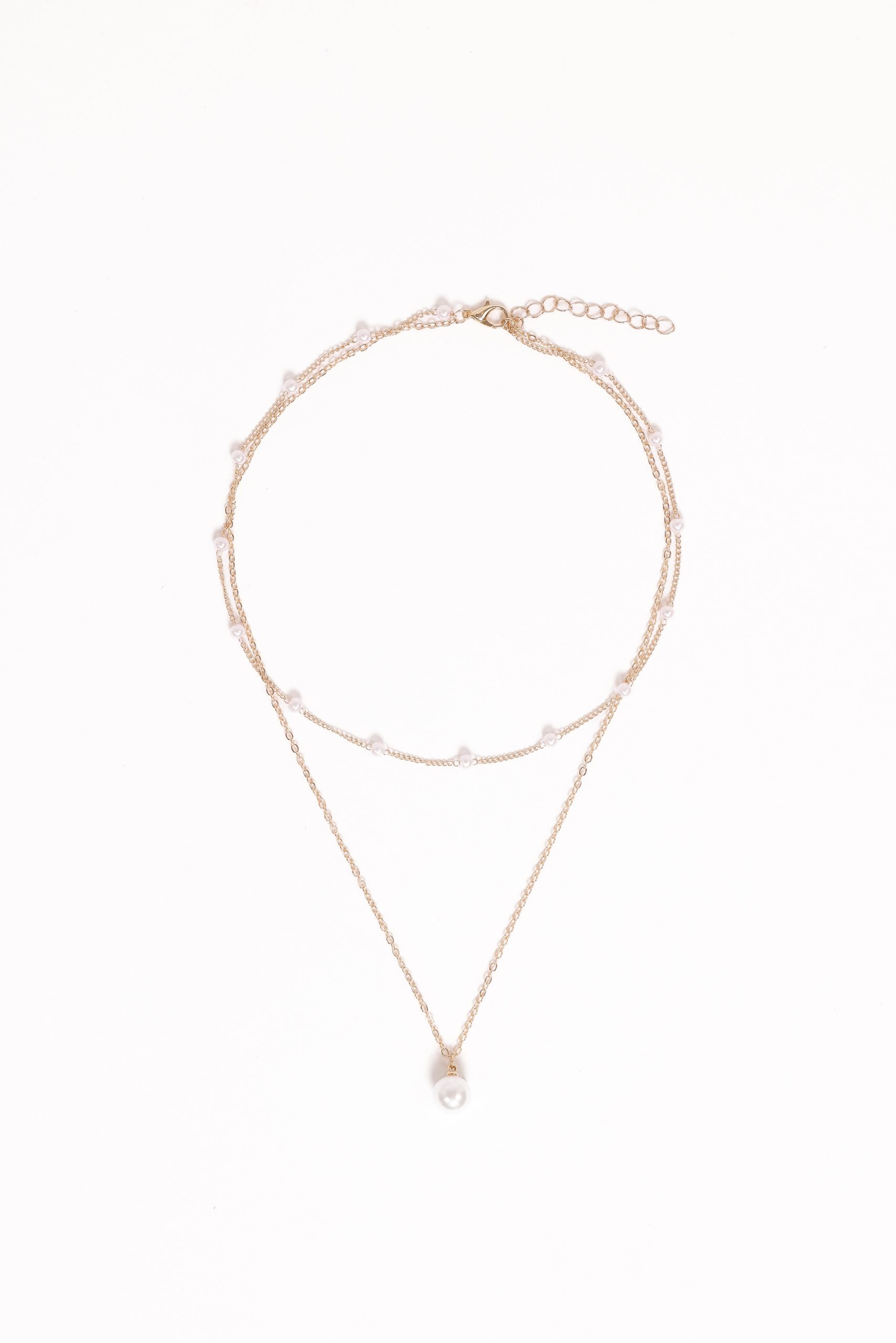 Corinna Necklace - Gold/Pearl - Image 3
