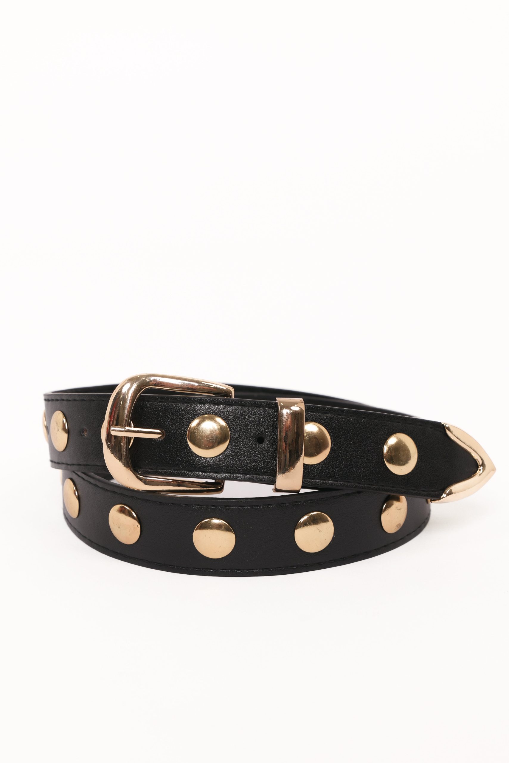 Dallas Studded Belt - Black - Image 5