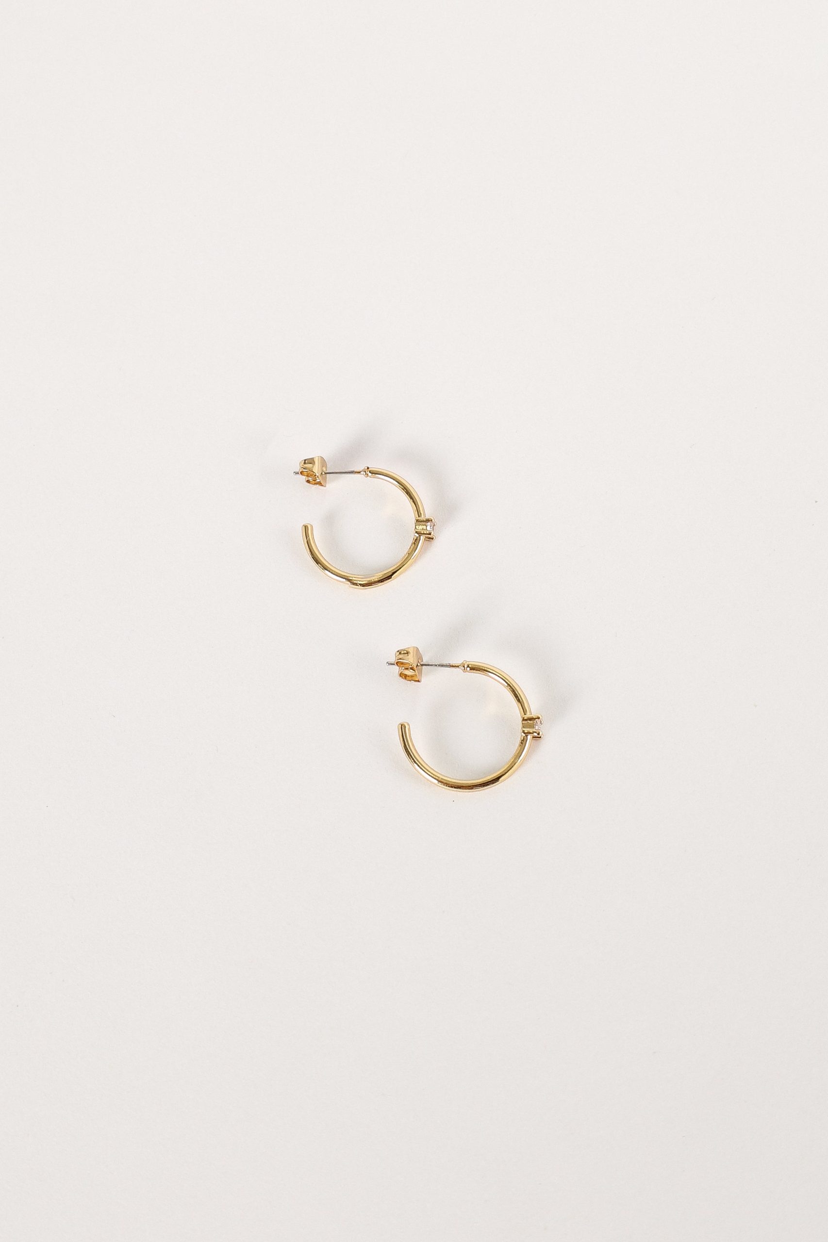 Damie Hoop Earrings - Gold - Image 2