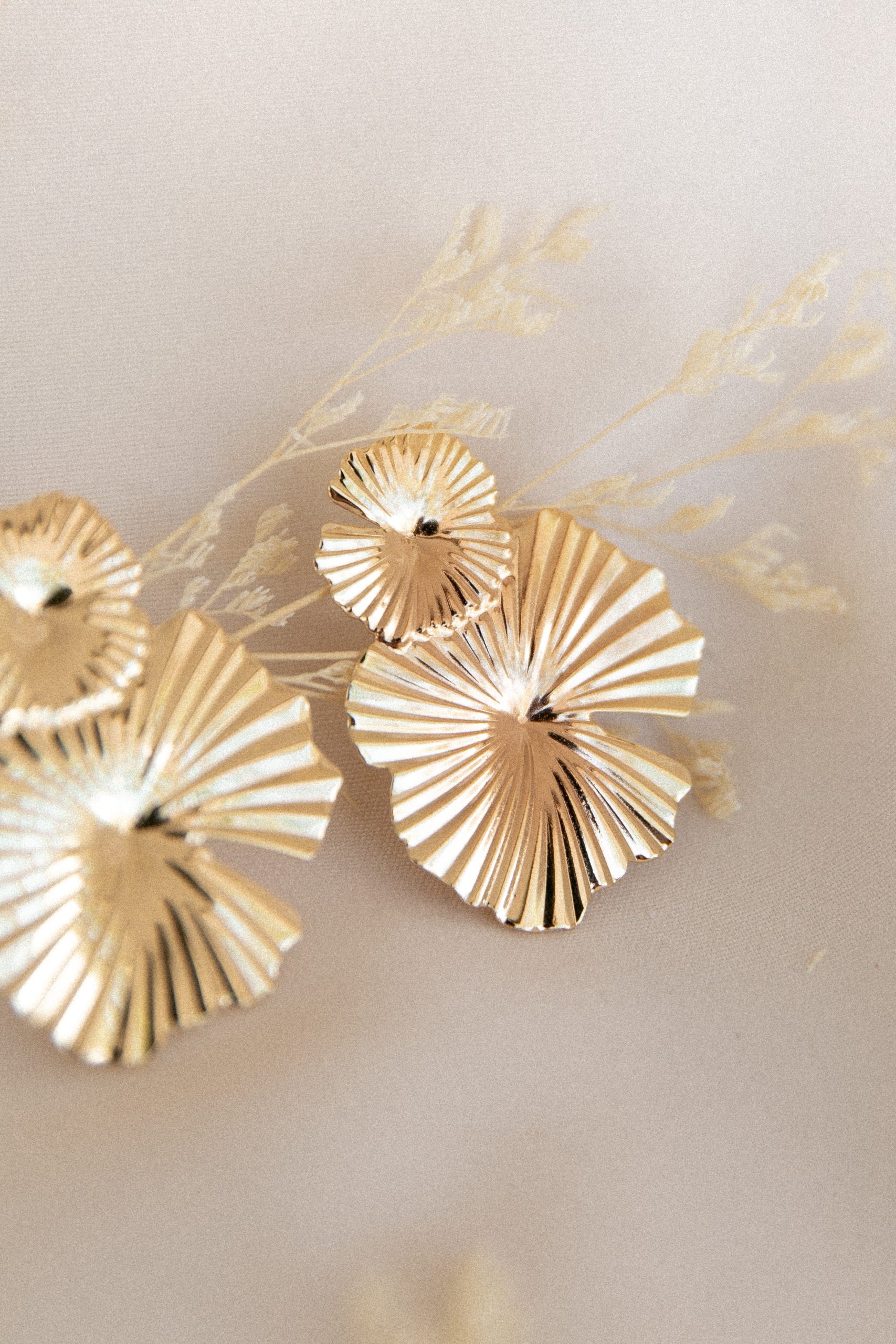 Delia Earrings - Gold - Image 2