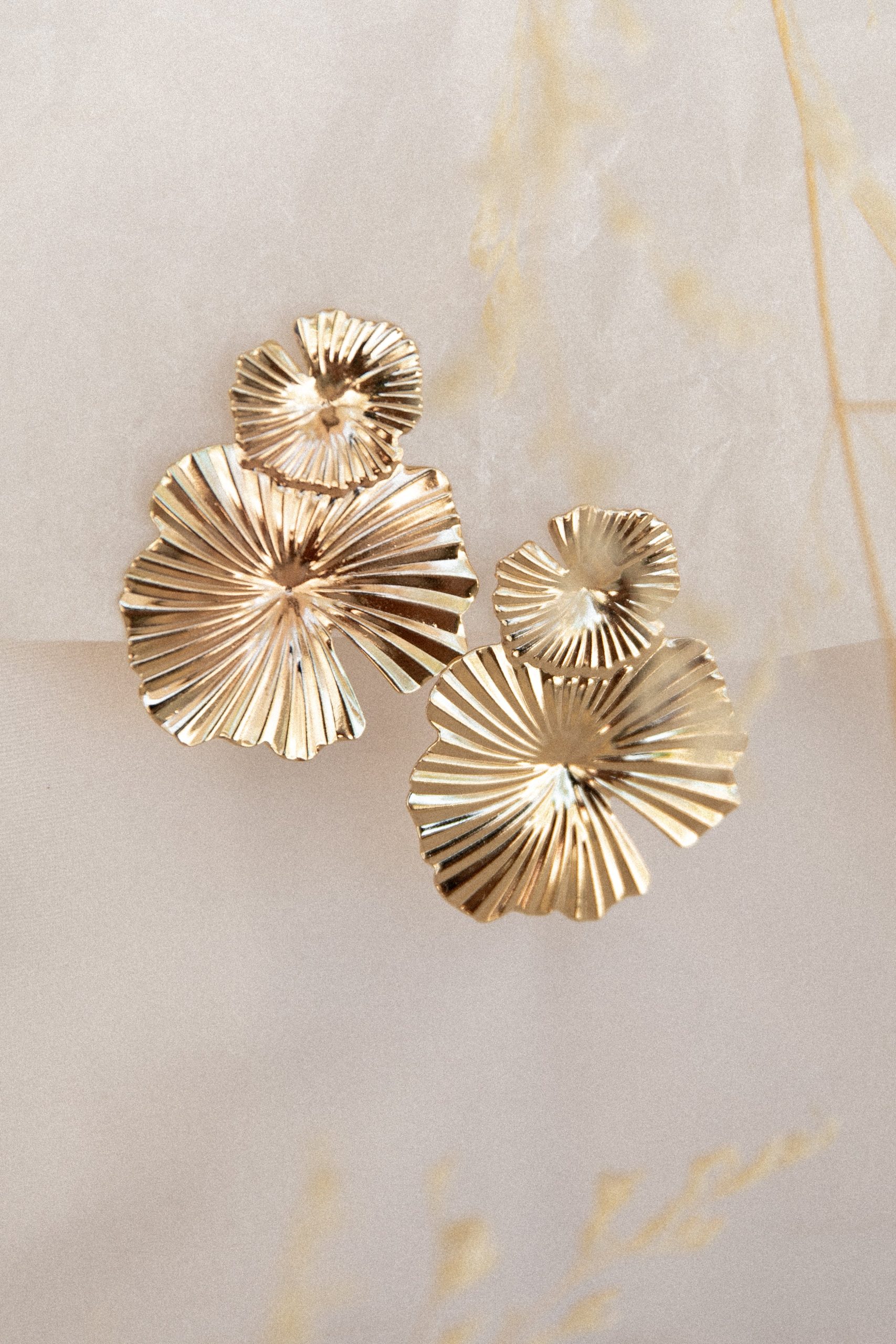 Delia Earrings - Gold - Image 3