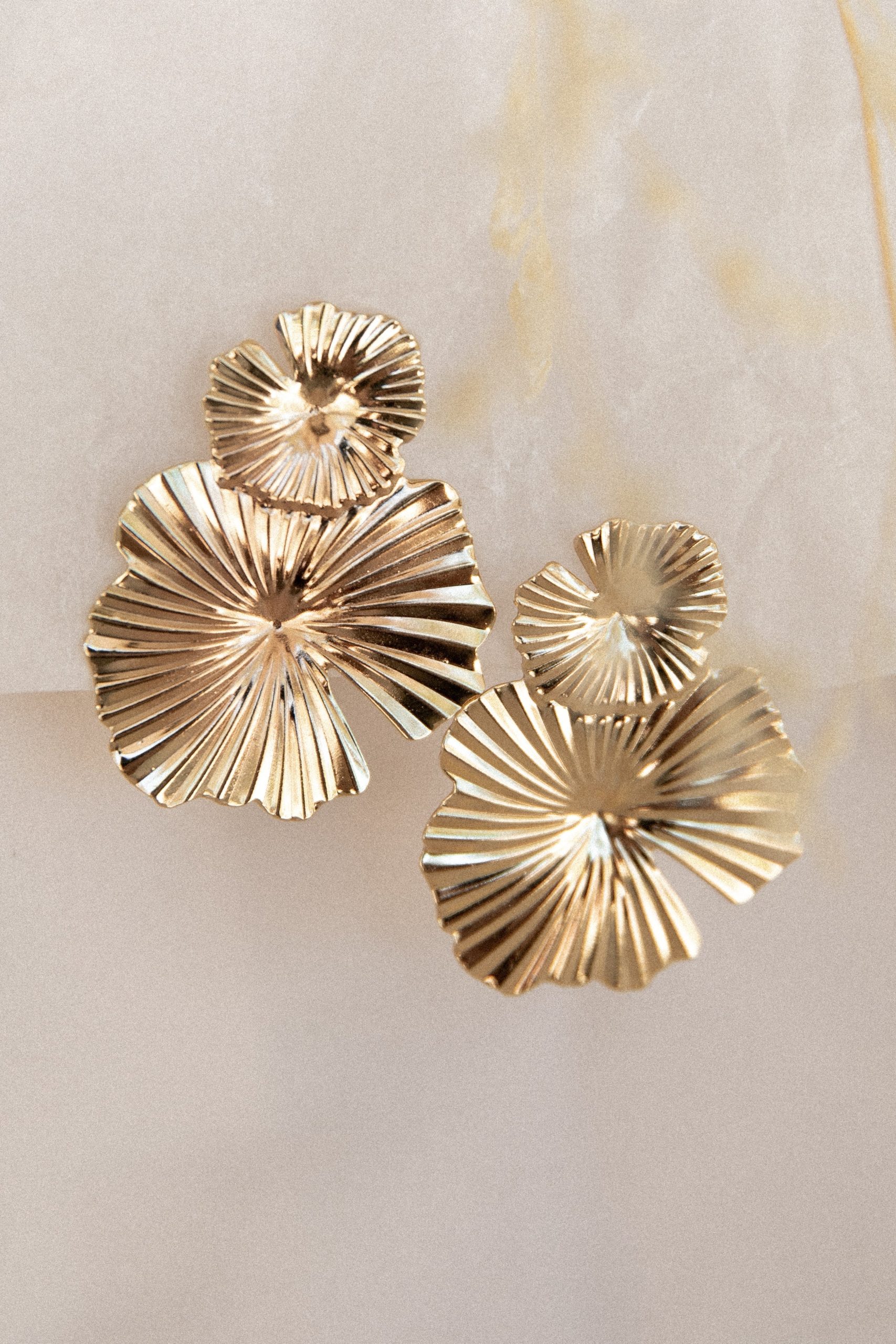 Delia Earrings - Gold - Image 4