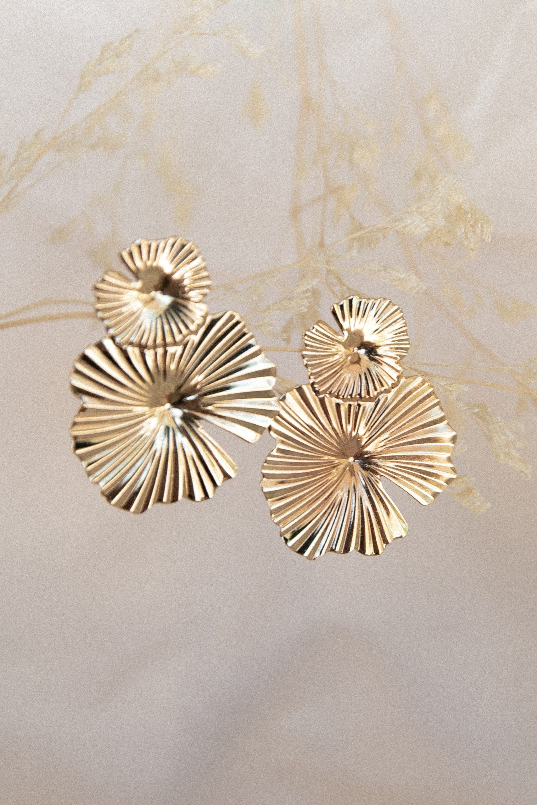 Delia Earrings - Gold - Image 5