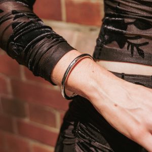 Ebony Bracelet - Silver