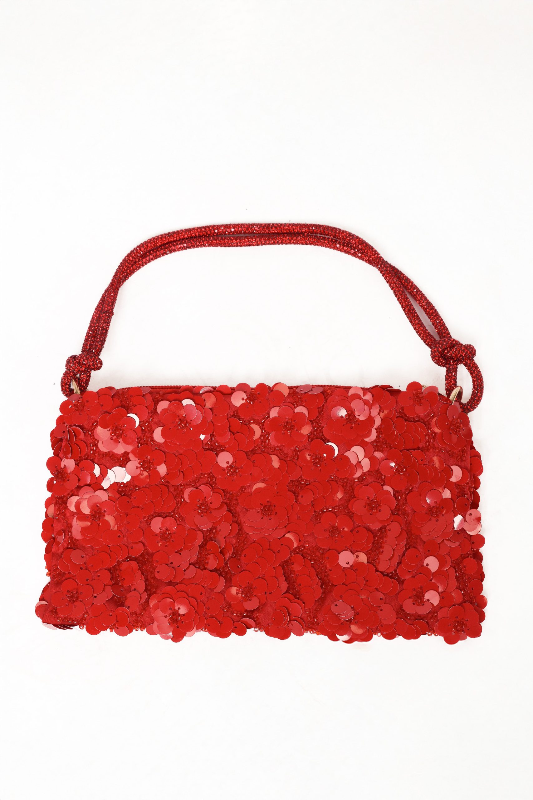 Eliza Sequin Bag - Red - Image 2