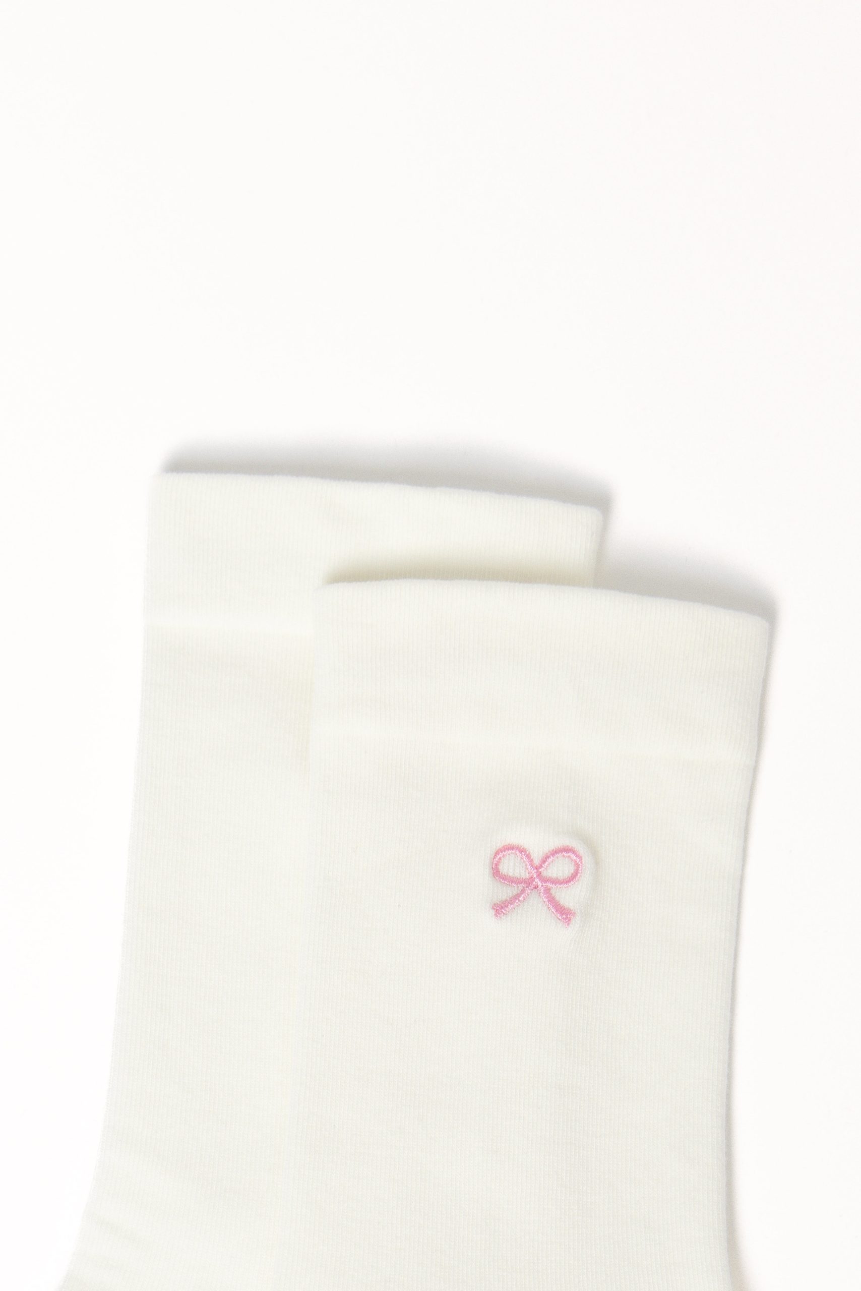 Elsie Bow Socks - White - Image 3