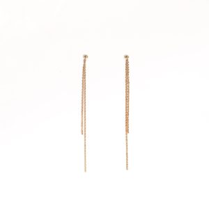 Genevieve Drop Earrings - Gold
