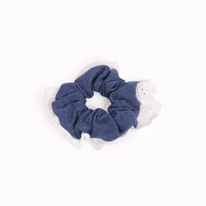 Georgia Scrunchie - Dark Blue