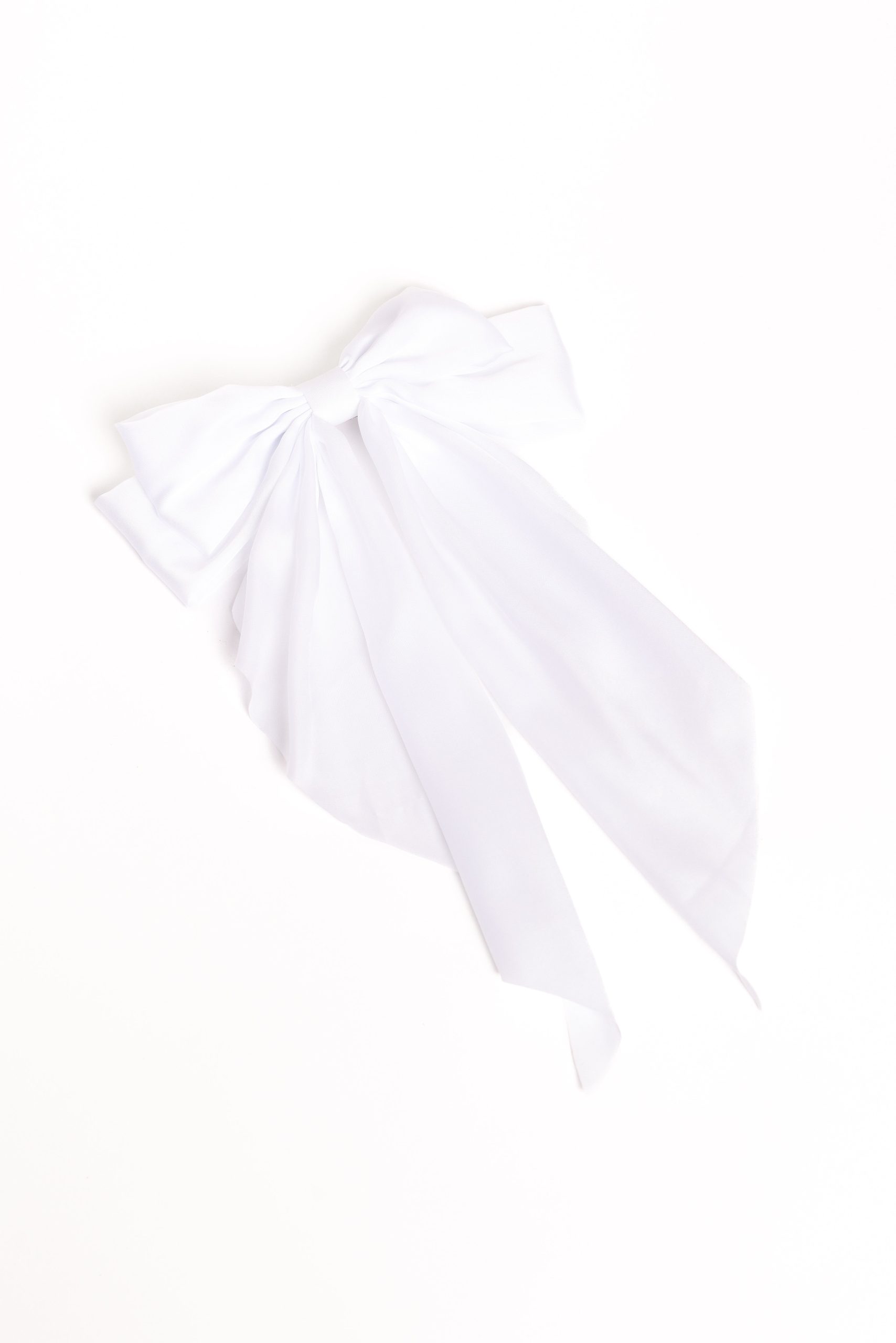 Grace Hair Bow - White - Image 2