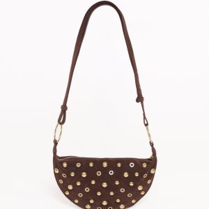 Grayson Studded Bag - Brown