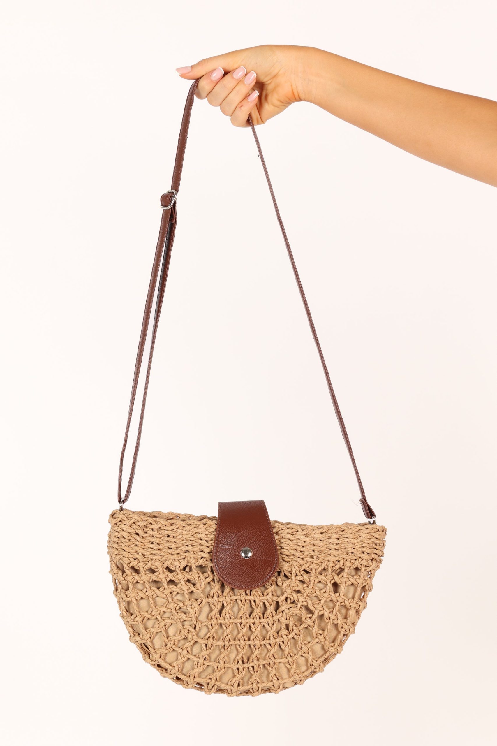 Isle Straw Crossbody Bag - Natural - Image 4
