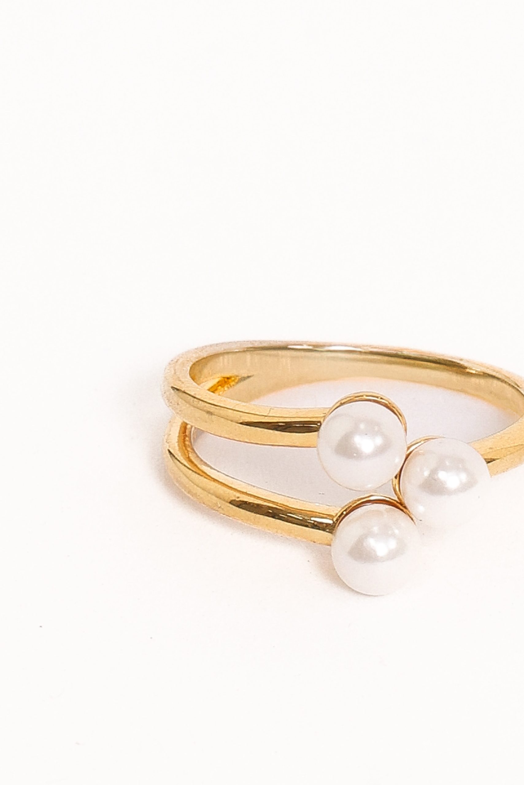 Kelsey Pearl Ring - Gold - Image 3