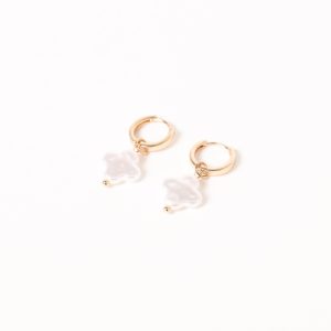 Kieran Earrings - Gold/Pearl