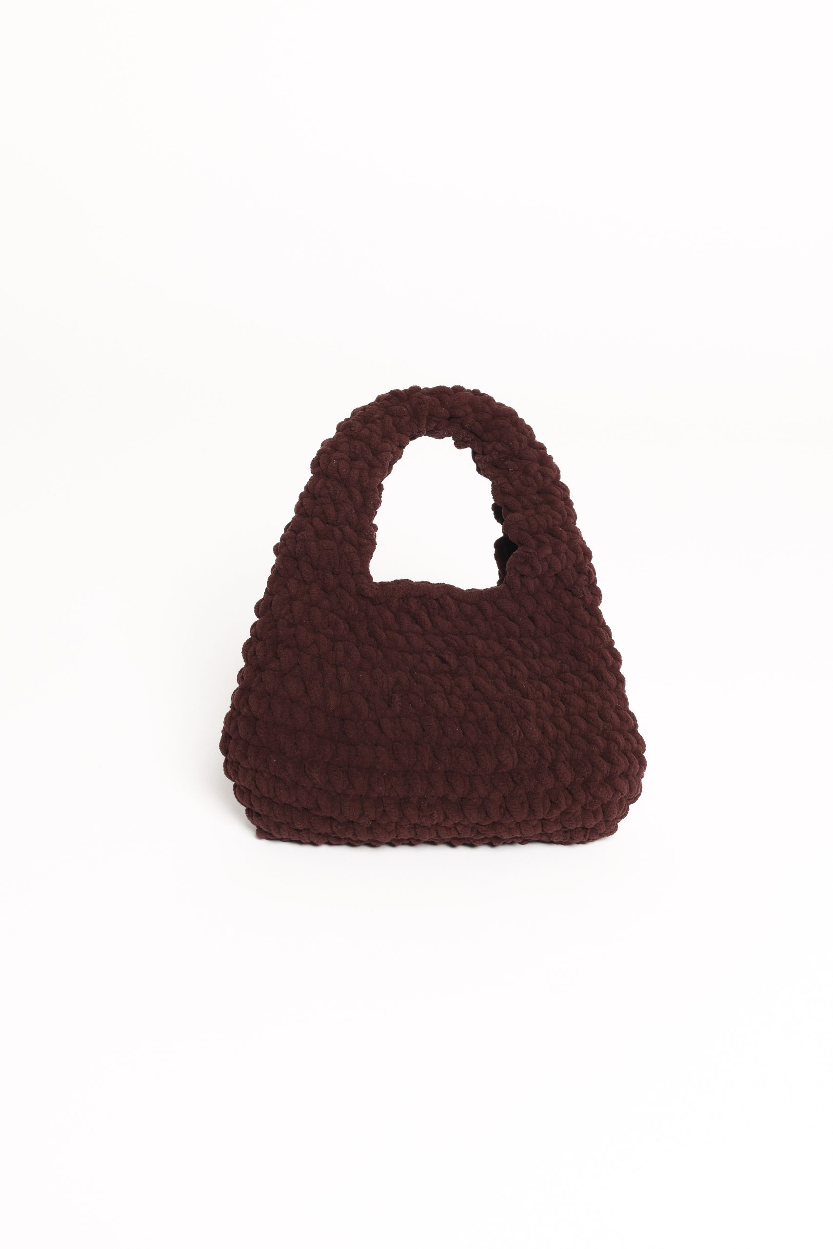 Lani Knitted Handbag - Chocolate - Image 2