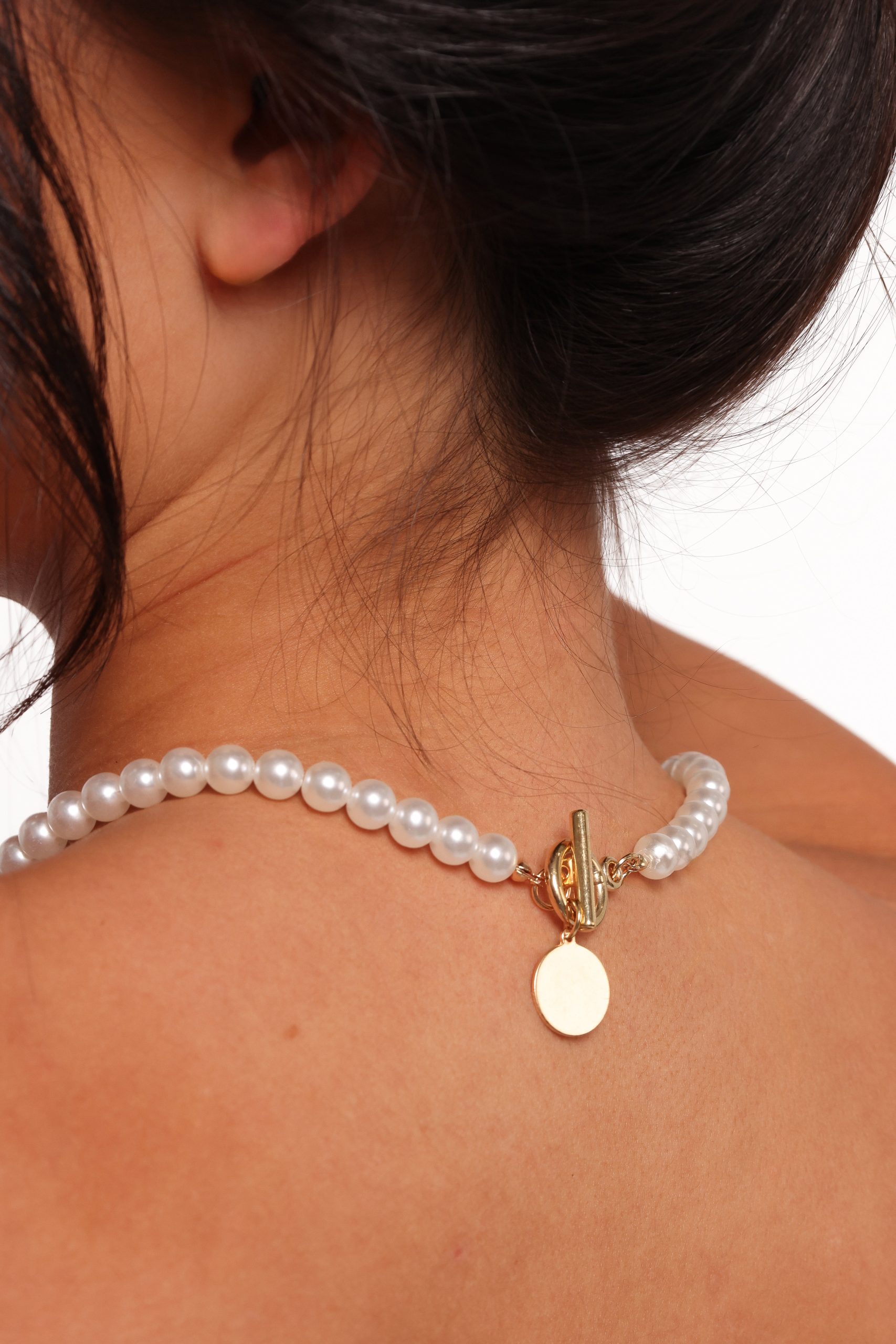 Leni Necklace - Pearl - Image 3