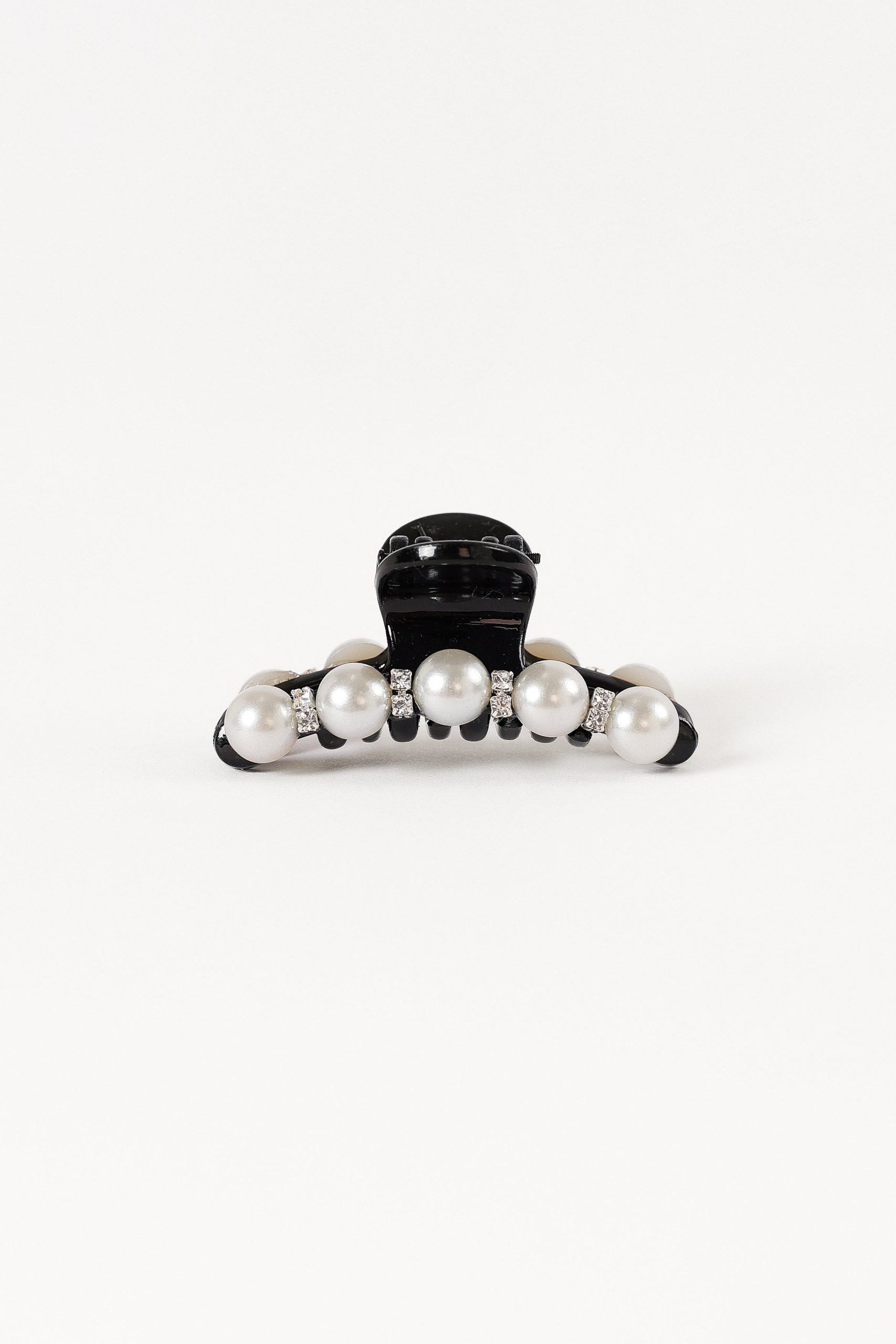 Lile Pearl Hair Clip - Black - Image 2