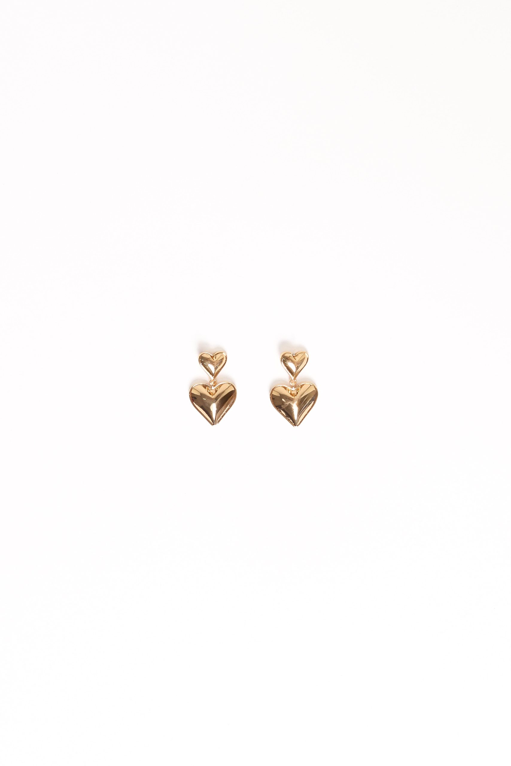 Mariana Heart Earrings - Gold - Image 2