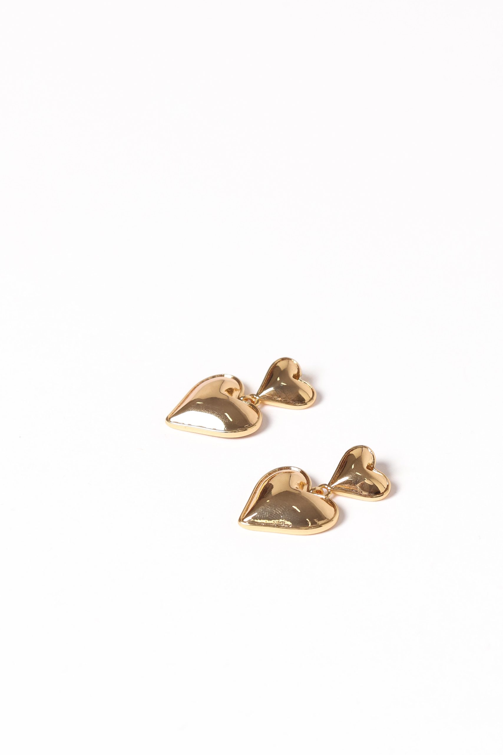 Mariana Heart Earrings - Gold - Image 3