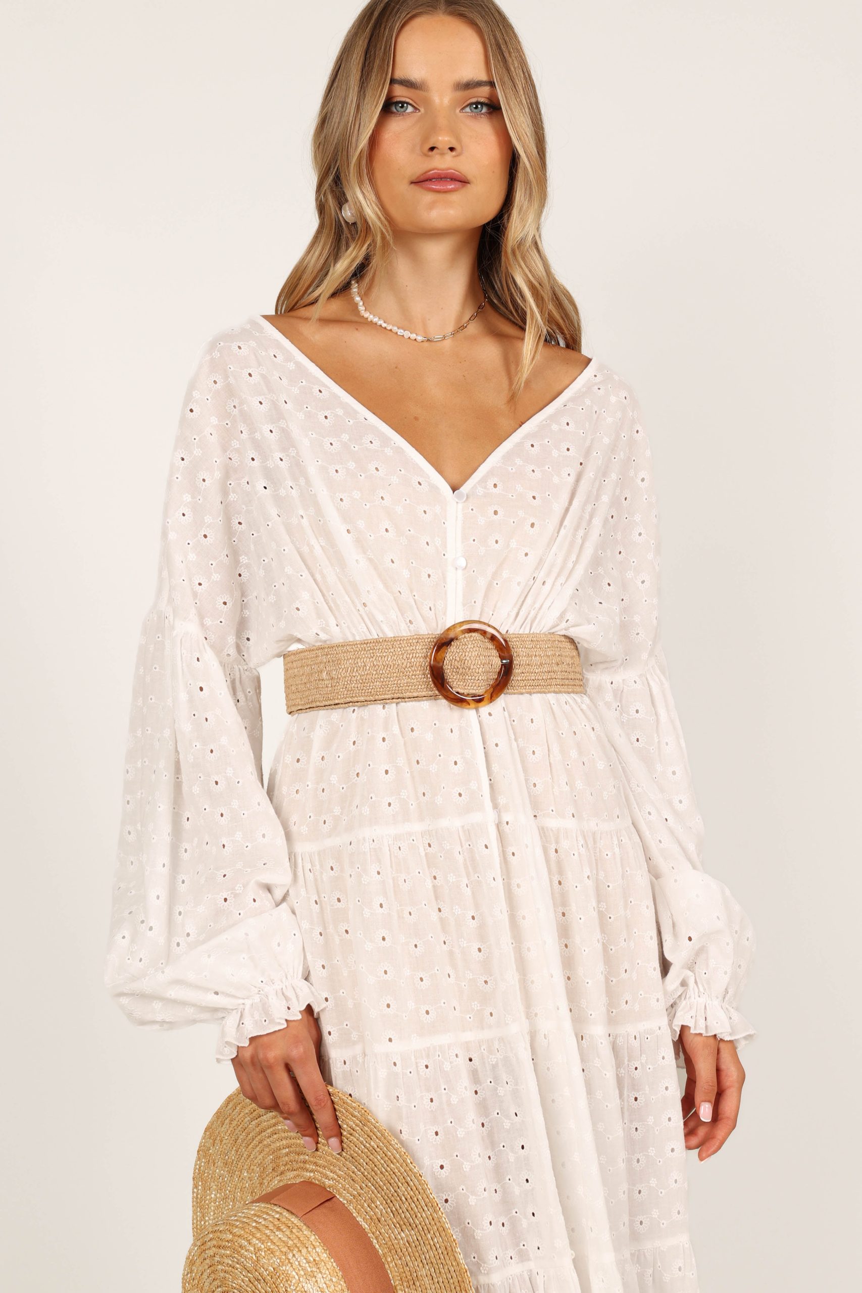 Mary Woven Waist Belt - Natural - Image 3