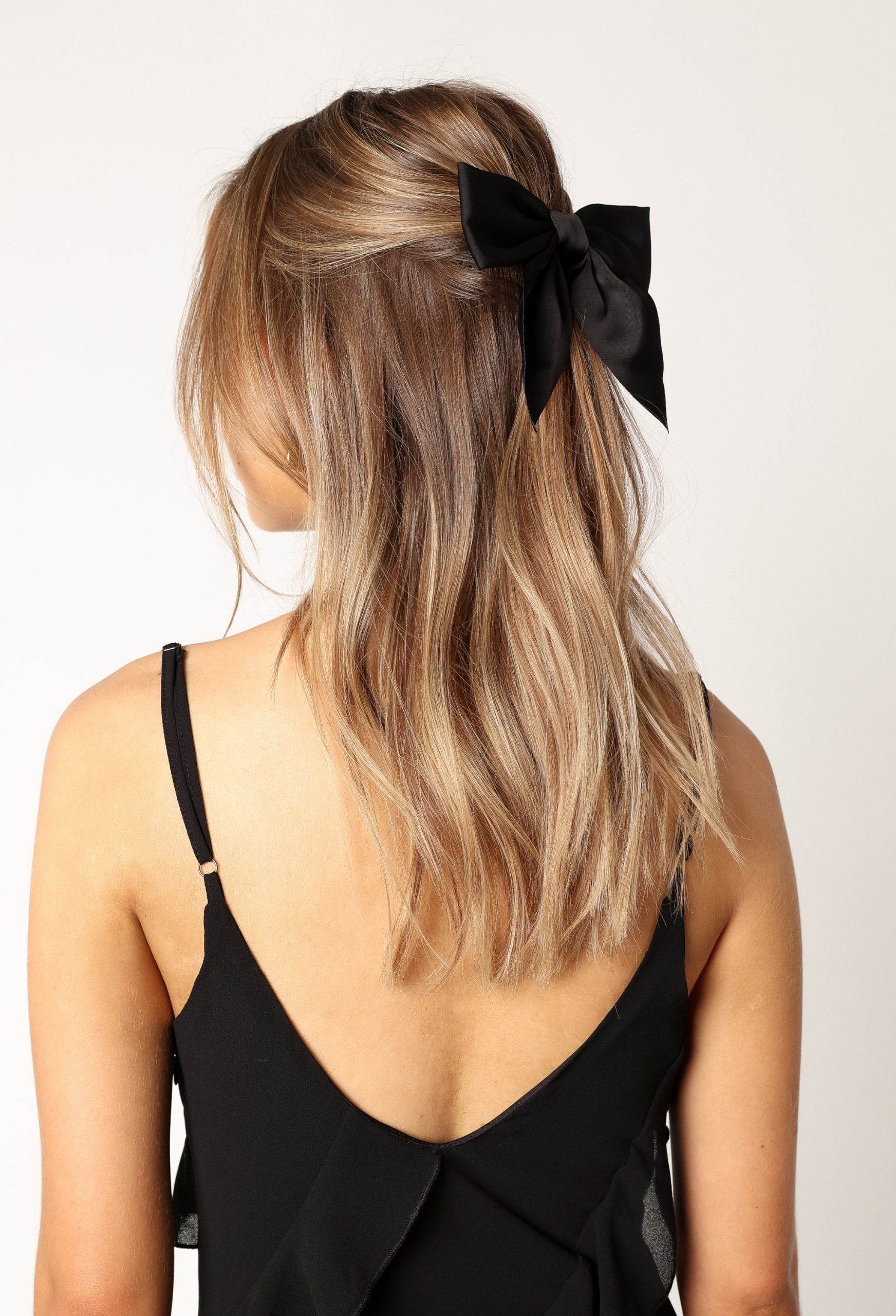 Miranda Bow Hair Clip - Black - Image 3