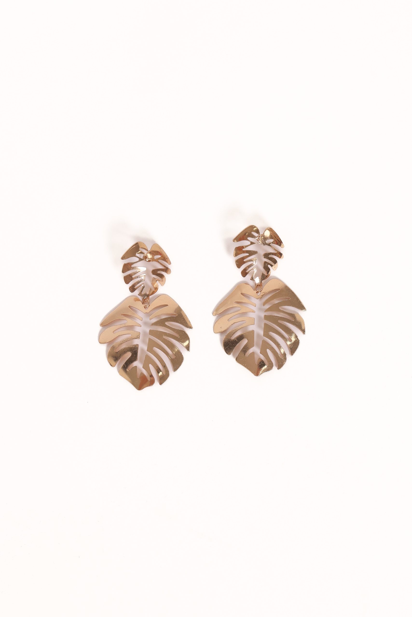 Palm Earrings - Gold - Image 2