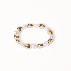 Phoenix Bracelet - Gold/Pearl