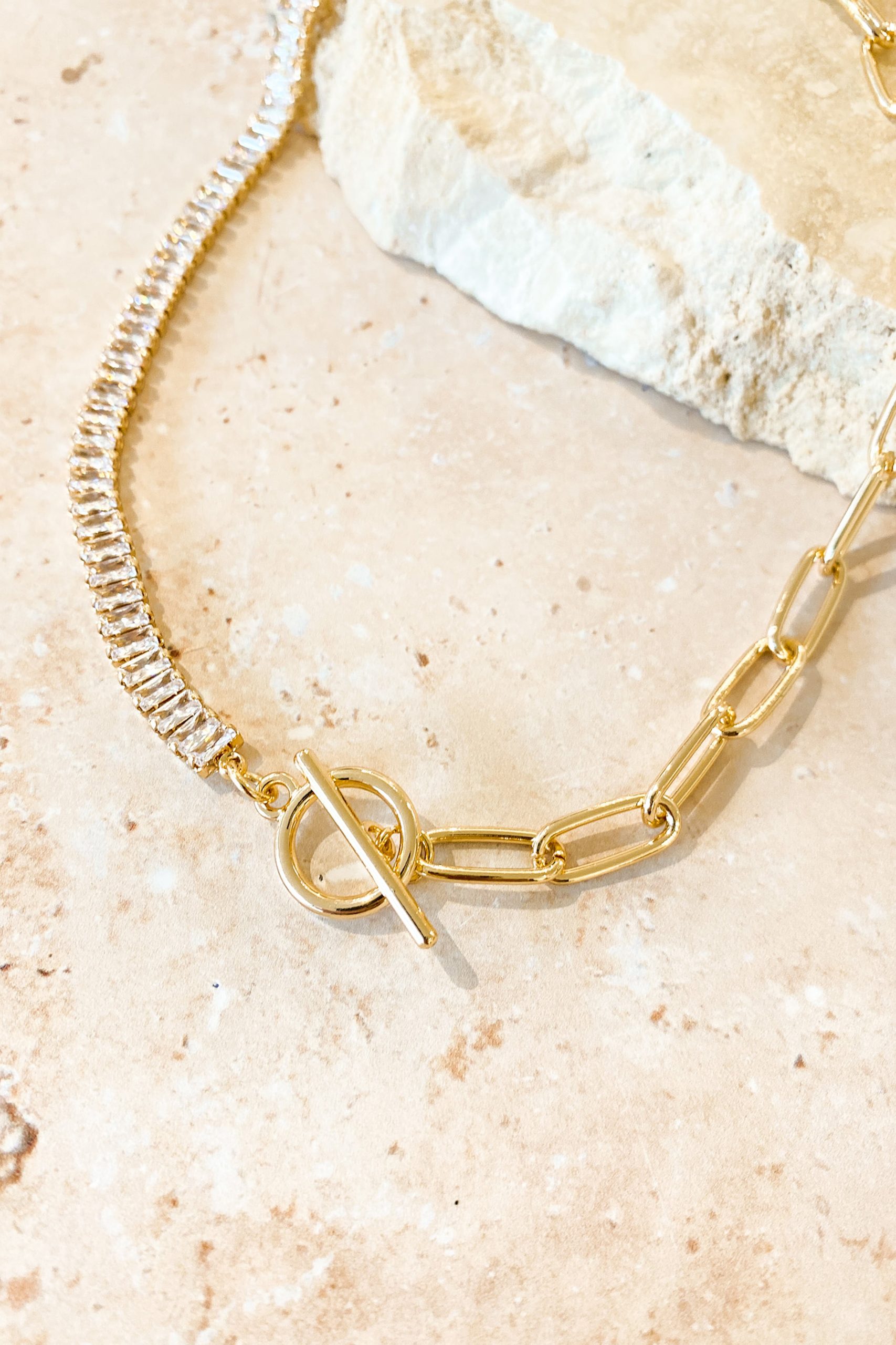 Riri Contrast Chain - Gold - Image 2