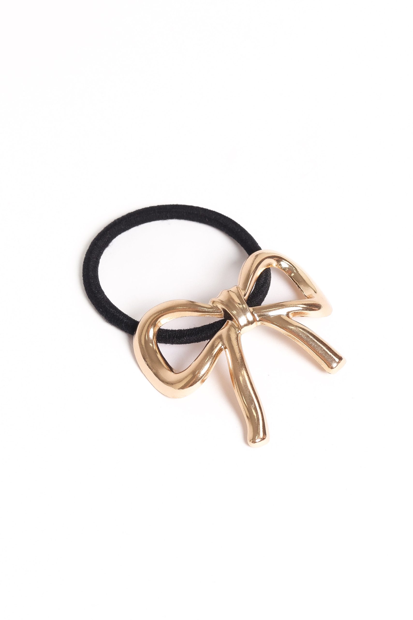 Roxy Bow Hair Tie - Gold - Image 2
