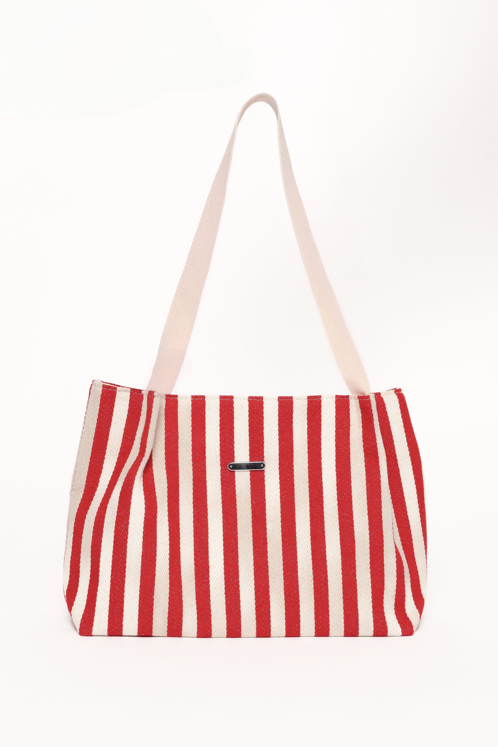 Ruby Beach Bag - Red Stripe - Image 2