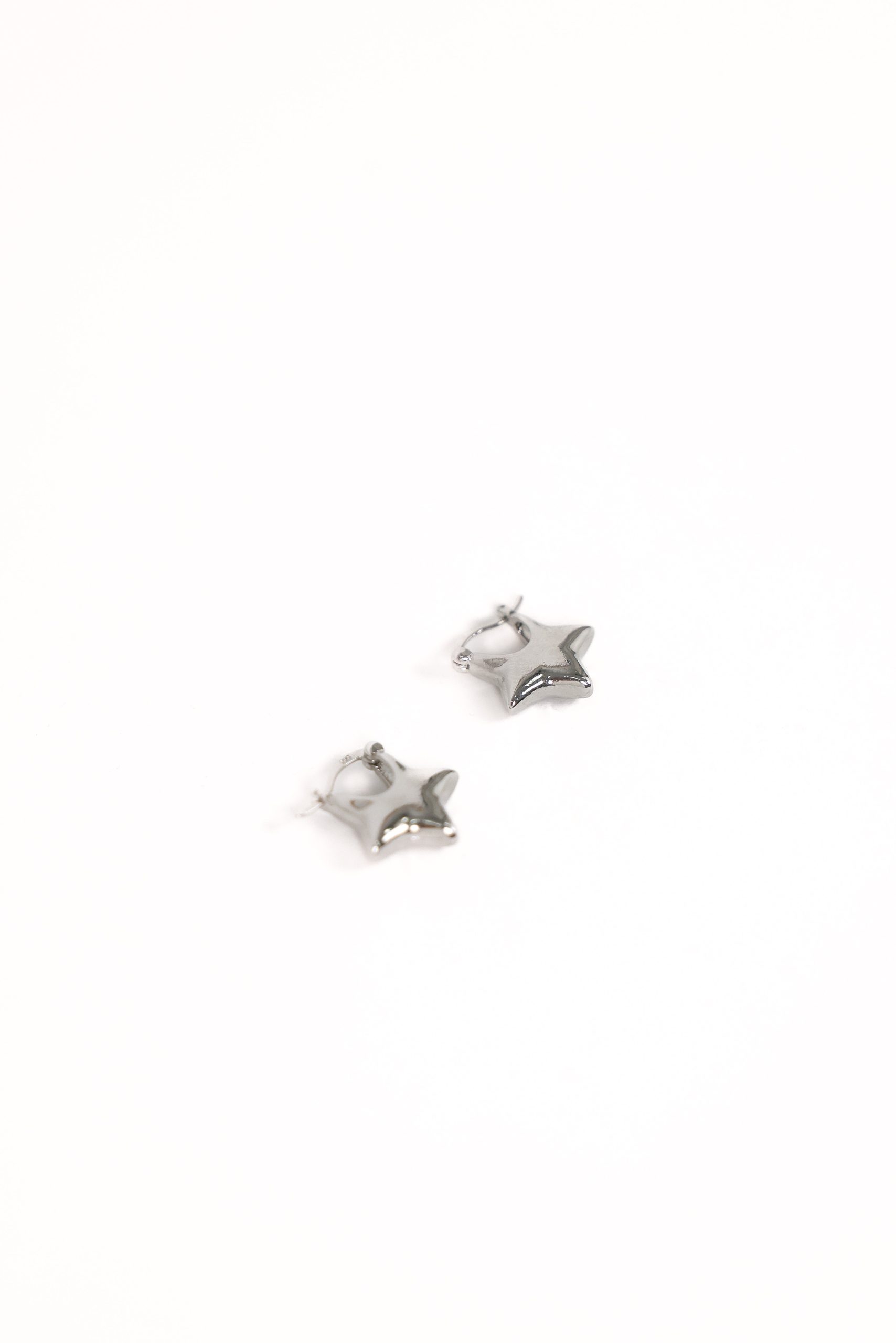 Scarlet Star Earrings - Silver - Image 4