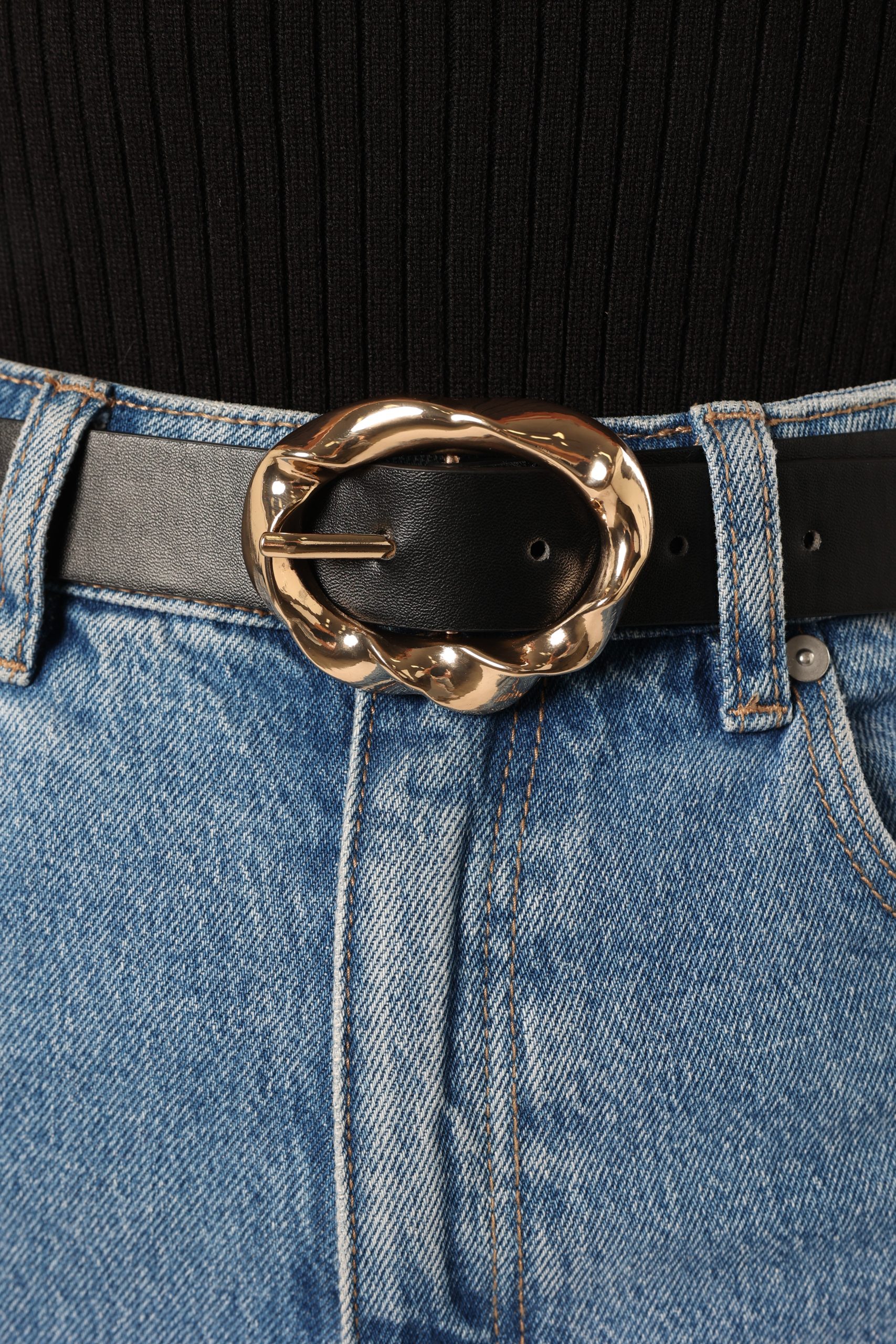 Serena Belt - Black Gold - Image 2