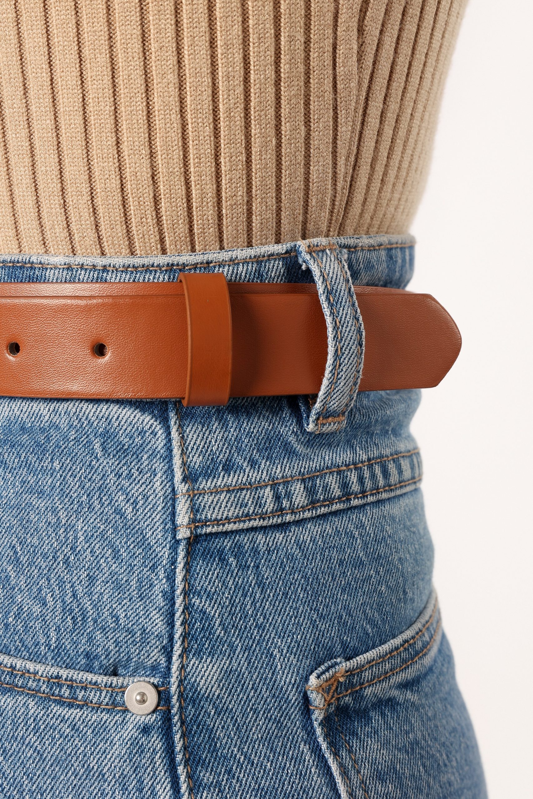 Serena Belt - Tan Gold - Image 2